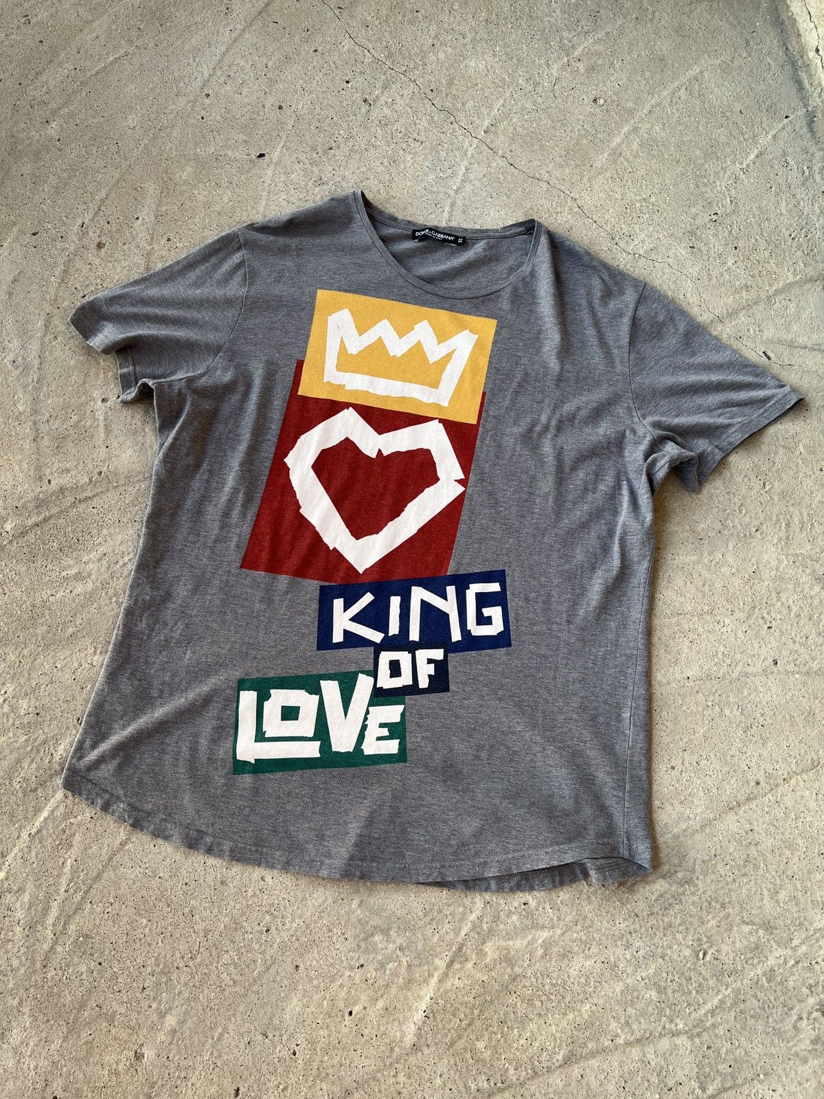 Dolce & Gabbana Dolce & Gabbana King of Love Tee Size US L / EU 52-54 / 3 - 1 Thumbnail