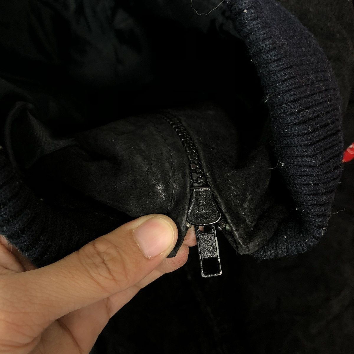 Japanese Brand 🔥90’s Vintage Leather Bomber Jacket Split End Issey Miyake Size US M / EU 48-50 / 2 - 17 Thumbnail