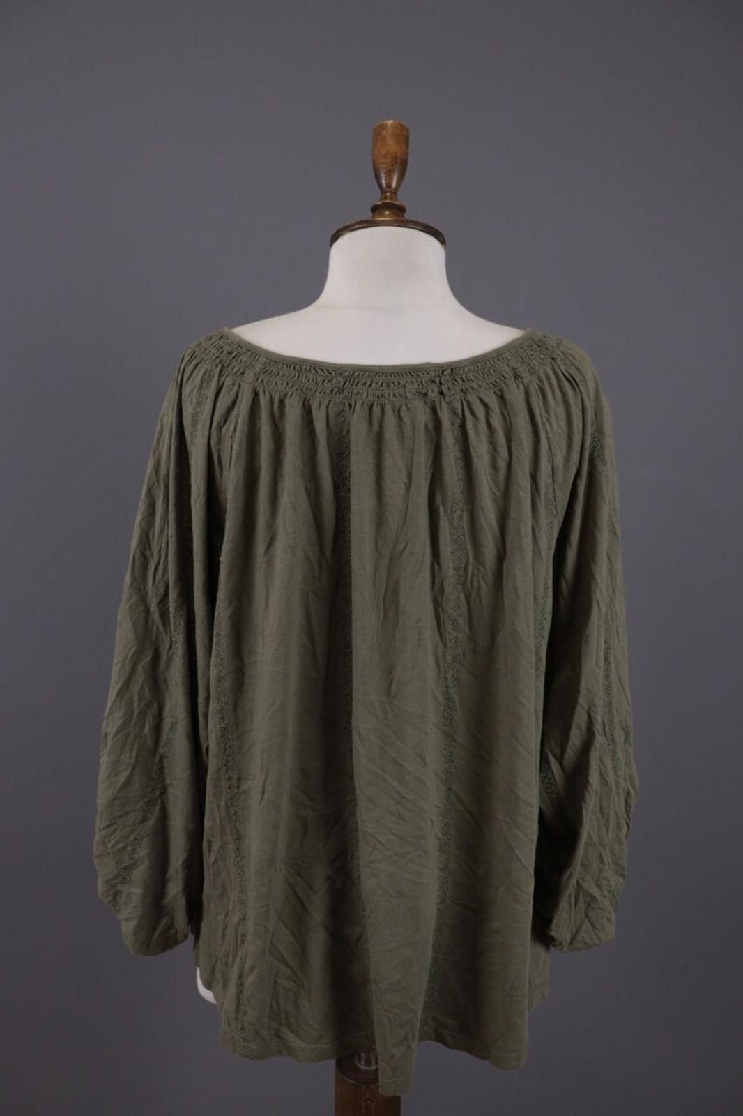 Lauren Ralph Lauren Lauren Ralph Lauren Gren Lagenlook Tunic Shirt Size 2XL Size XXL / US 16-18 / IT 52-54 - 11 Thumbnail