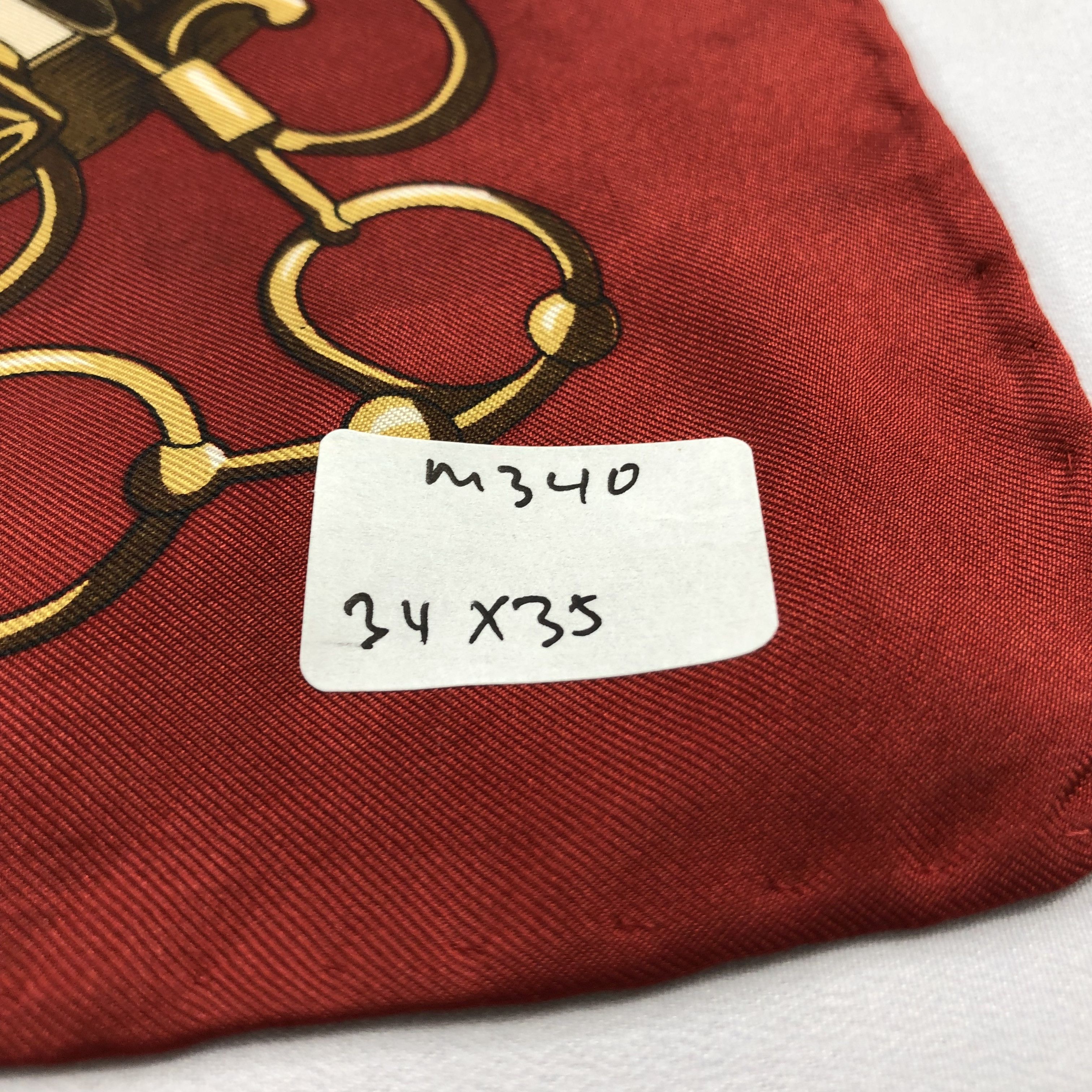 Vintage Luxury Horse Saddle Silk Scarf M340 Size ONE SIZE - 13 Thumbnail