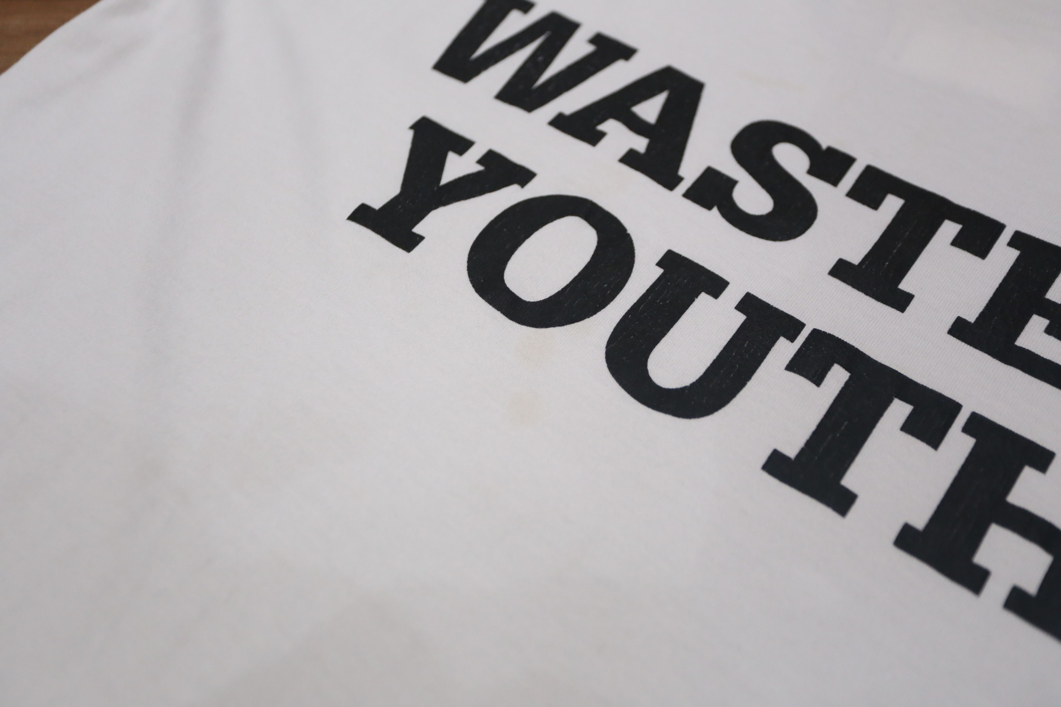 Number (N)ine Number Nine - S/S 06 - "Wasted Youth" Slogan Tee Size US L / EU 52-54 / 3 - 6 Thumbnail