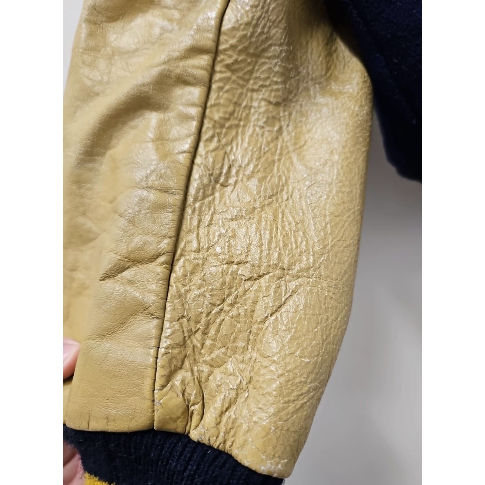 Vintage VINTAGE Notre Dame 1960s Authentic Varsity Jacket Mens Blue Wool Leather 26 Chest 25 Length Football University 11/5 Size US S / EU 44-46 / 1 - 5 Thumbnail