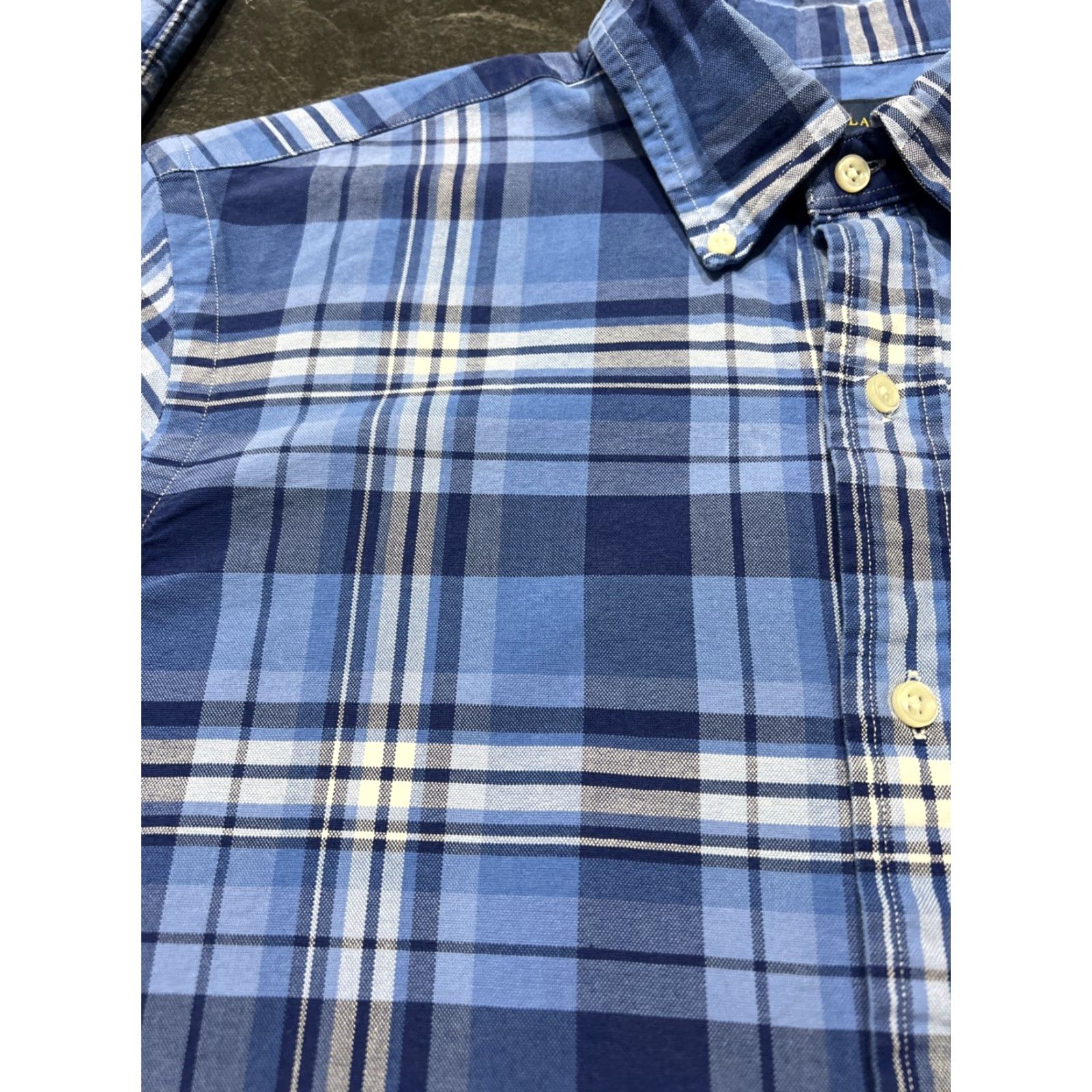 Polo Ralph Lauren Polo Ralph Lauren Blue Plaid Button Down Shirt Men's Medium Long Sleeve Classic Preppy Size US M / EU 48-50 / 2 - 4 Thumbnail