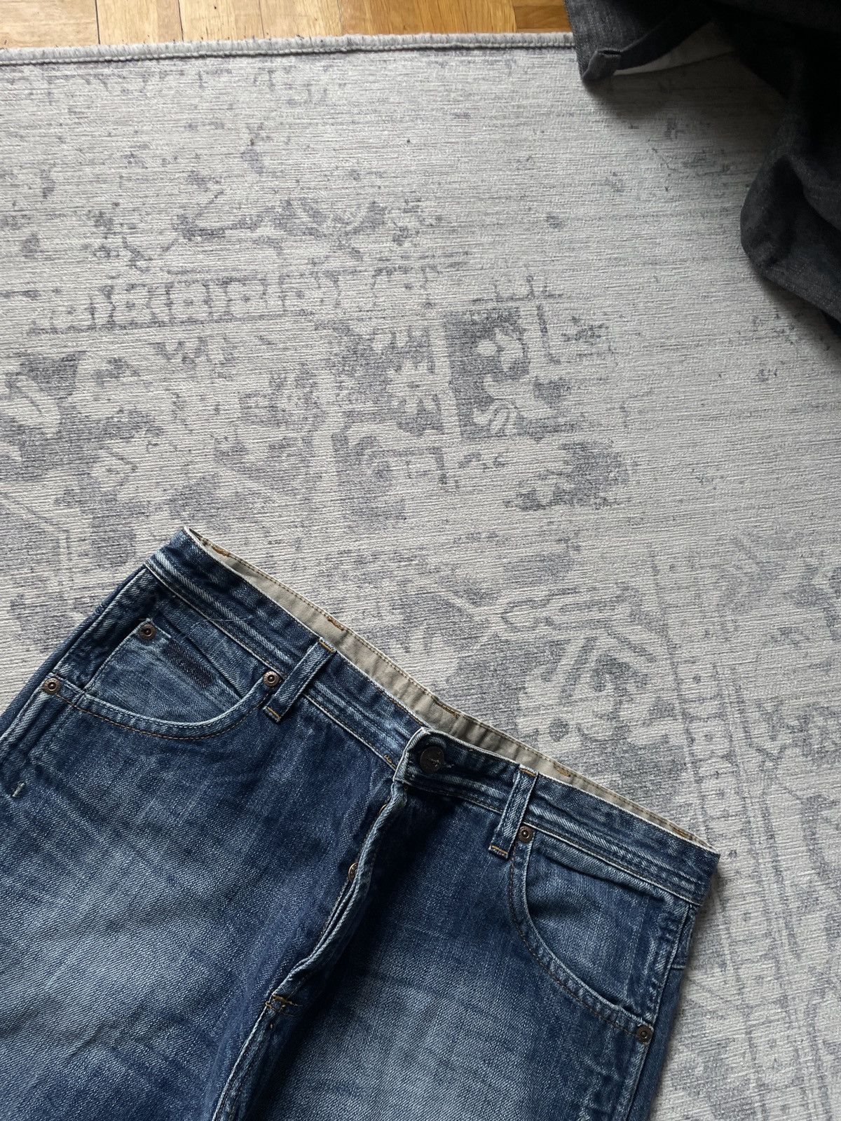 Vintage Vintage Avant Garde Baggy Jeans Faded Japanese Wide Y2K Wash Size US 30 / EU 46 - 10 Thumbnail