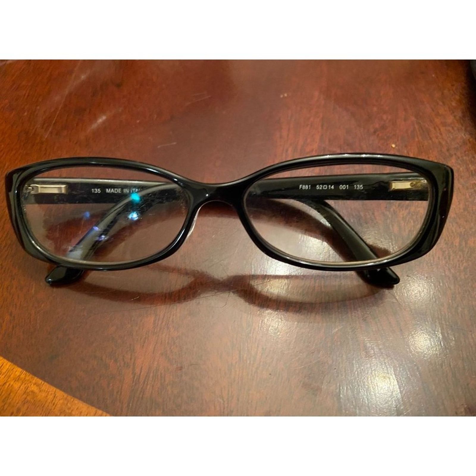 Fendi Ladies Italy Fendi Glasses F881 5214 001 135 Frame Size ONE SIZE - 1 Thumbnail