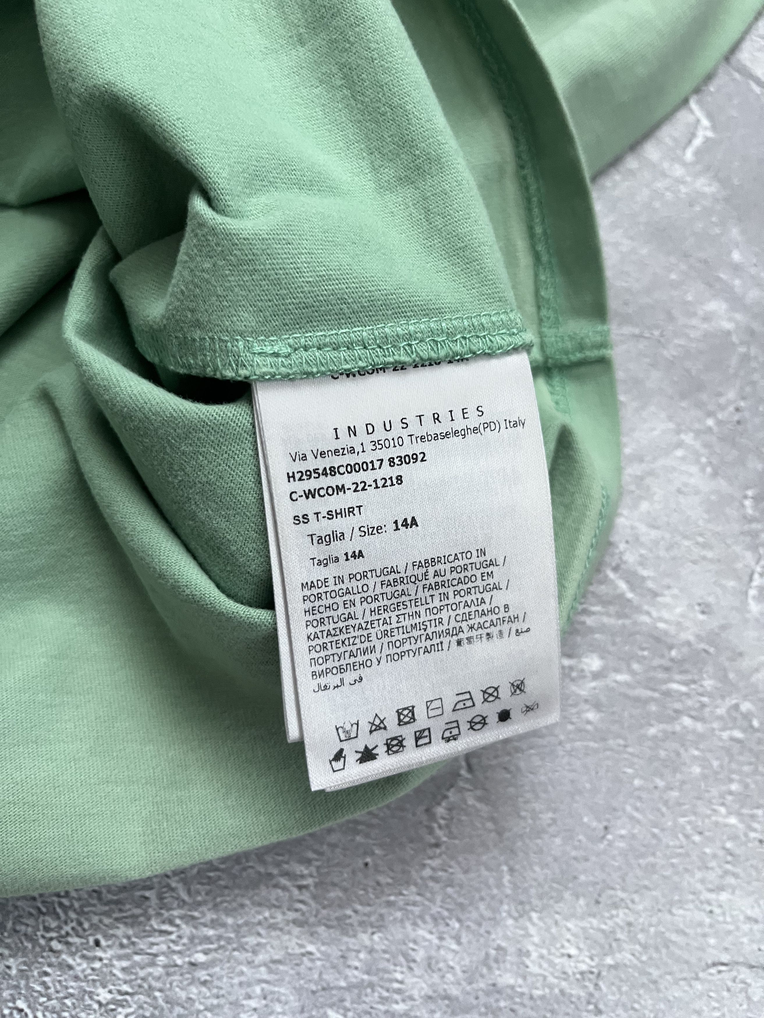 Moncler MONCLER SS Big Logo T-Shirt Green Crewneck Cotton Size US XS / EU 42 / 0 - 7 Thumbnail