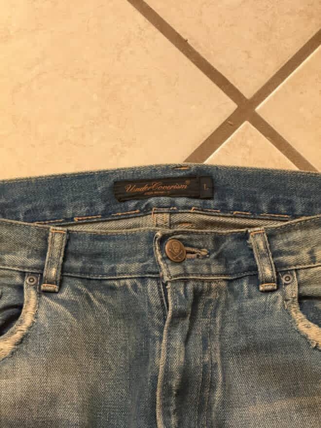 Undercover 04 Undercover 68 red yarn denim SOLD Size US 33 - 3 Thumbnail