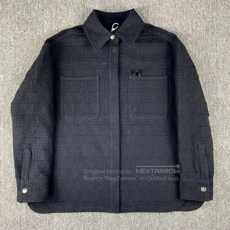 Fendi Fendi Black Printed Jacket Size 40. Size US S / EU 44-46 / 1 - 1 Thumbnail