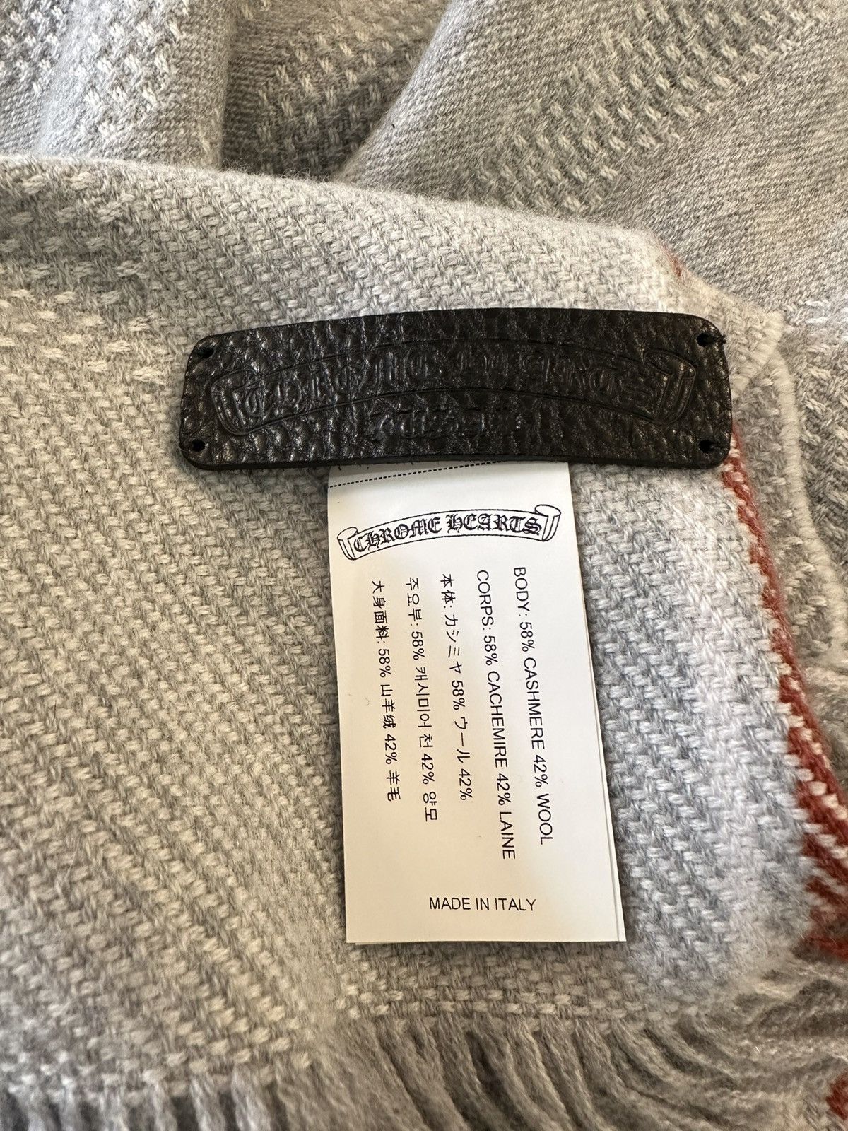 Chrome Hearts CHROME HEARTS CASHMERE BLANKET Size ONE SIZE - 4 Thumbnail