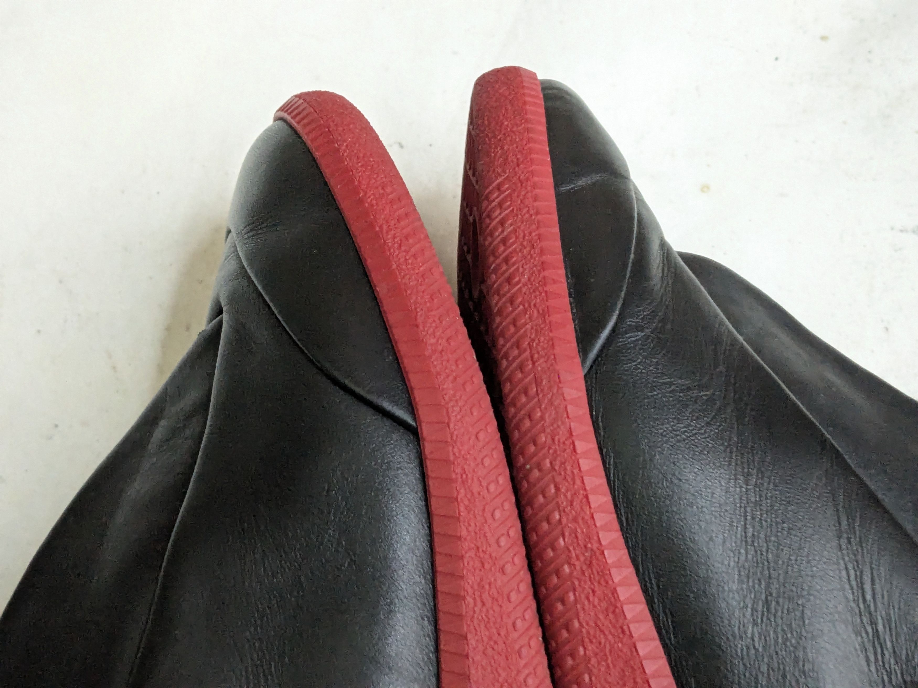 Maison Margiela Maison Margiela Future Black Red 7 40 High Tops Leather Size US 7 / EU 40 - 11 Thumbnail