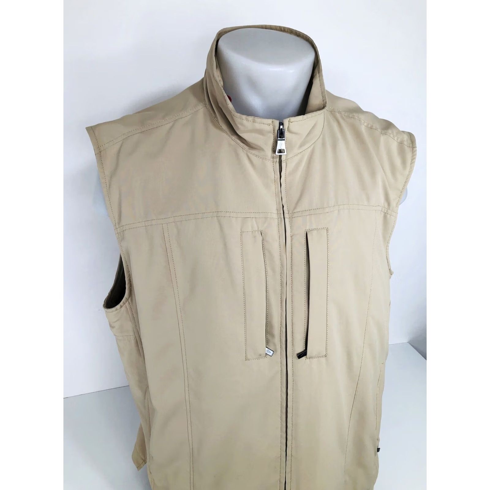 Vintage SCOTTeVEST SEV TEC - Mens XL Utility Travel Vest Shirt Jacket Beige Travel Mens XL SCOTTeVEST SEV model Vest Size US XL / EU 56 / 4 - 3 Thumbnail