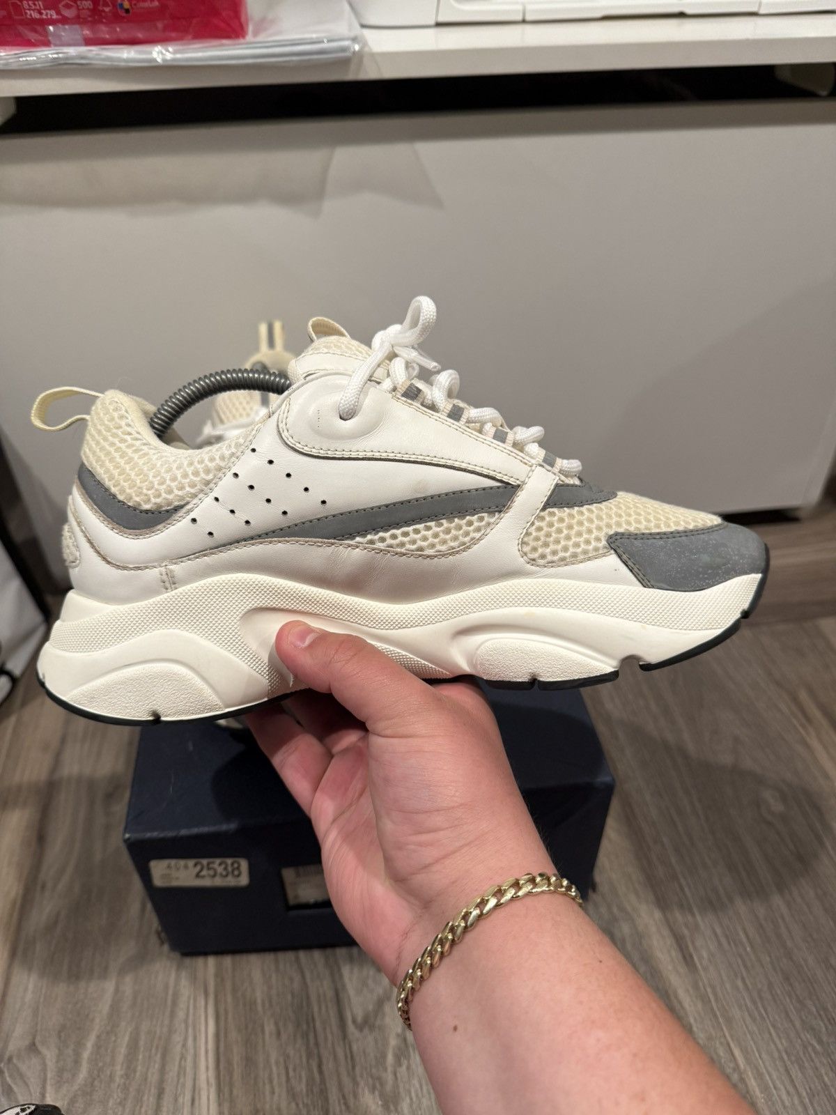 Dior Dior B22 ‘Triple White’ Size US 9 / EU 42 - 5 Thumbnail