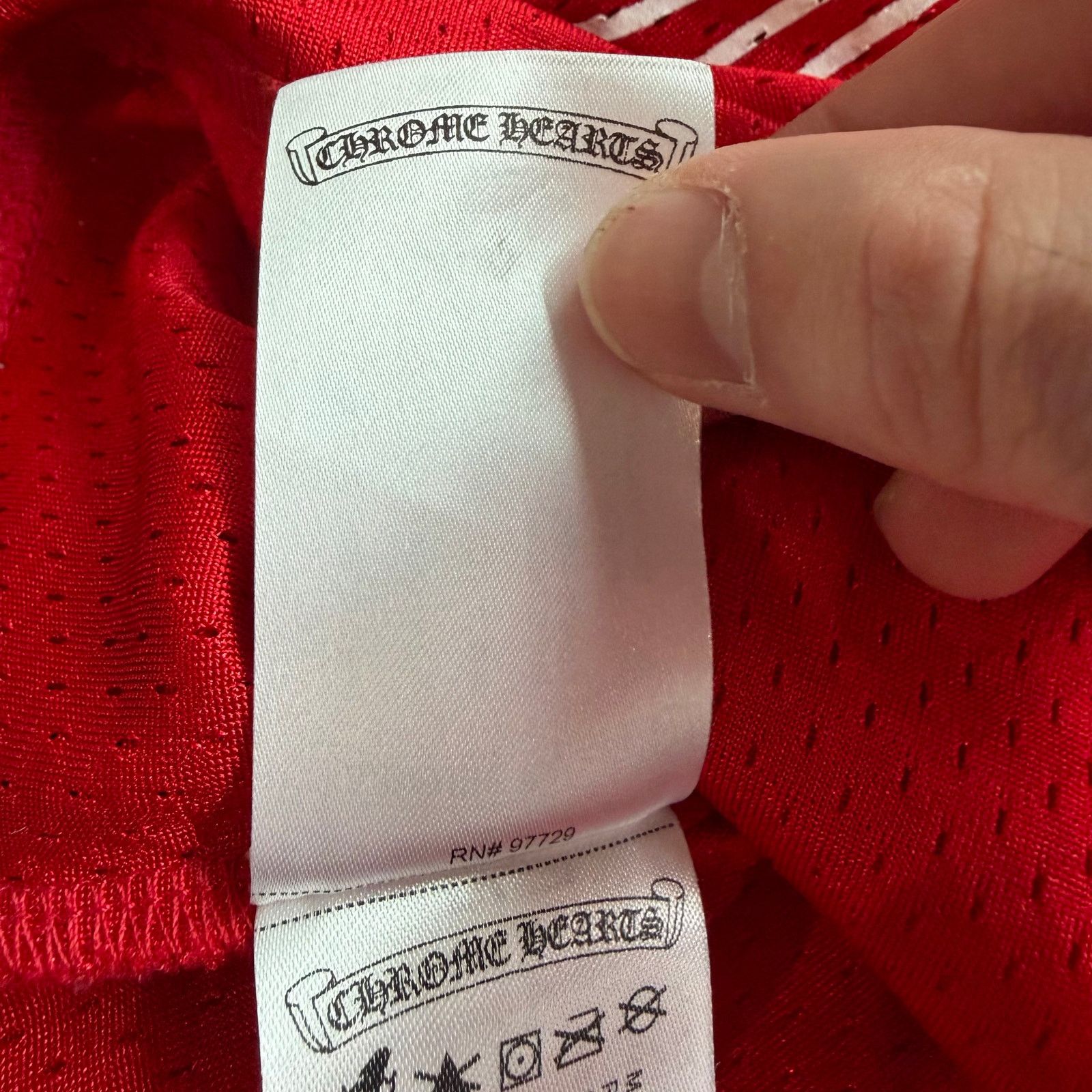 Chrome Hearts Chrome Hearts x Matty Boy Form L/S Mesh Jersey Red Size US L / EU 52-54 / 3 - 11 Thumbnail