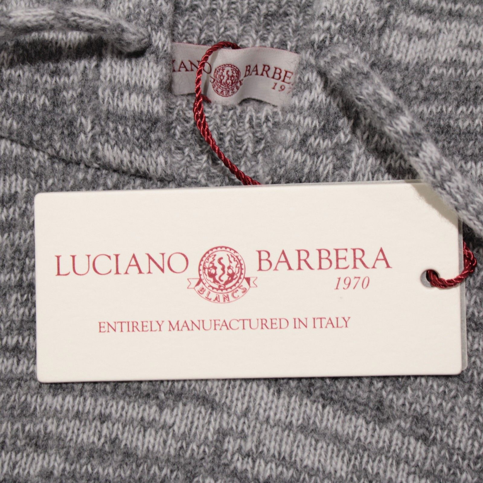Luciano Barbera Luciano Barbera Sweater Size US M in Gray Size US M / EU 48-50 / 2 - 2 Thumbnail