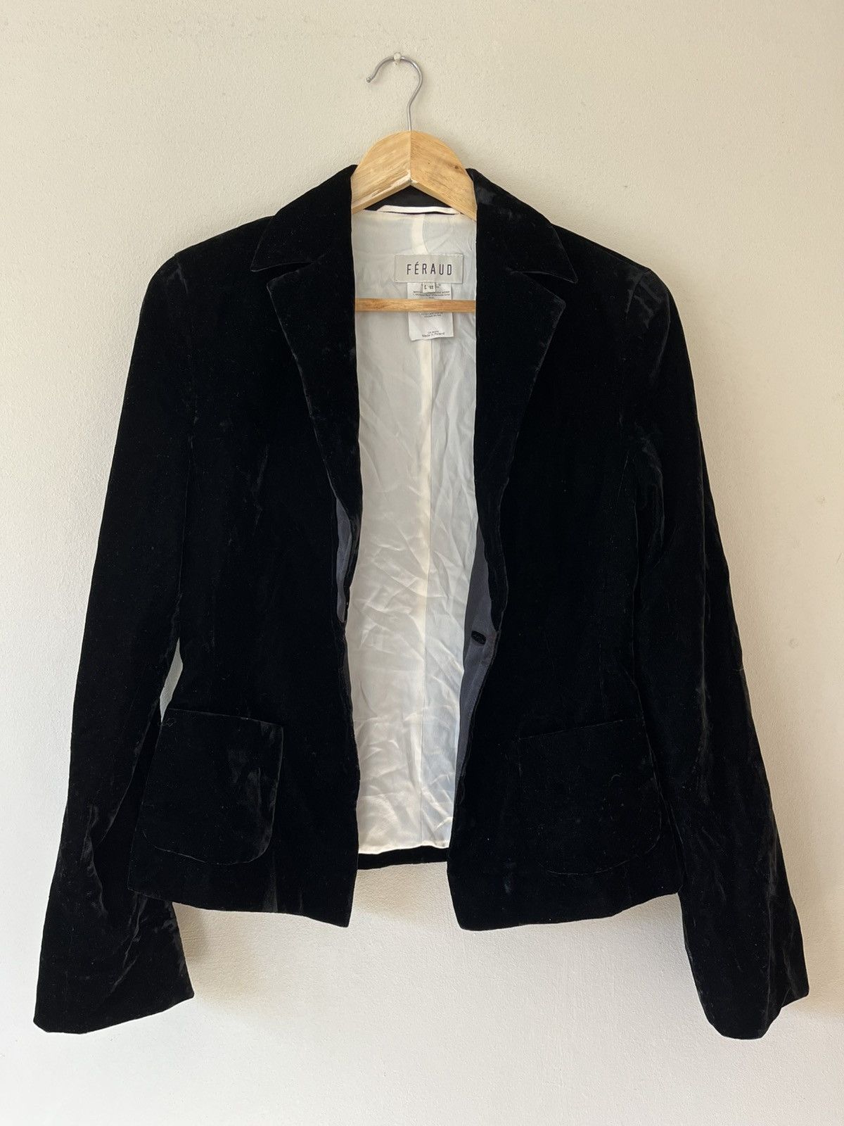 Designer × Louis Feraud Louis Feraud Velvet Blazer Size M / US 6-8 / IT 42-44 - 1 Thumbnail