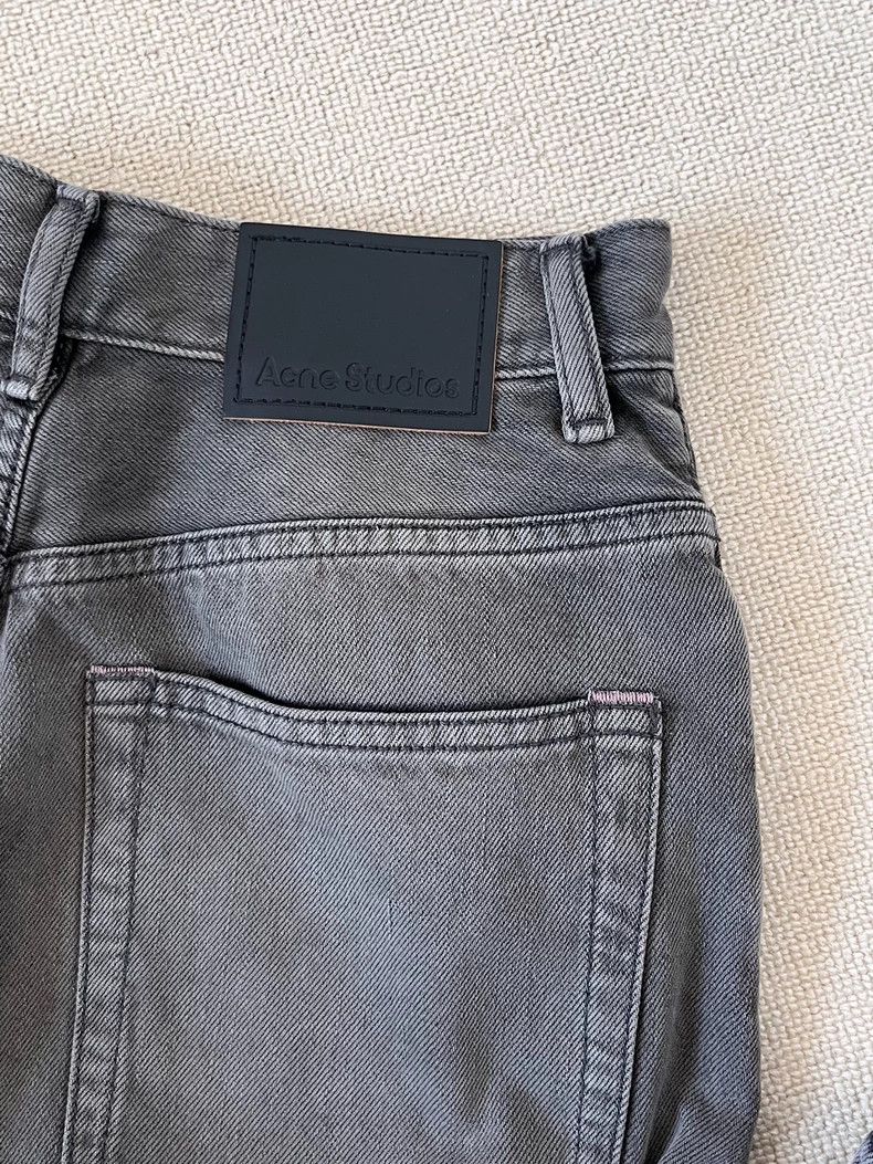 Acne Studios acne studios Solid-colored high-waisted straight-leg jeans Size US 30 / EU 46 - 3 Thumbnail