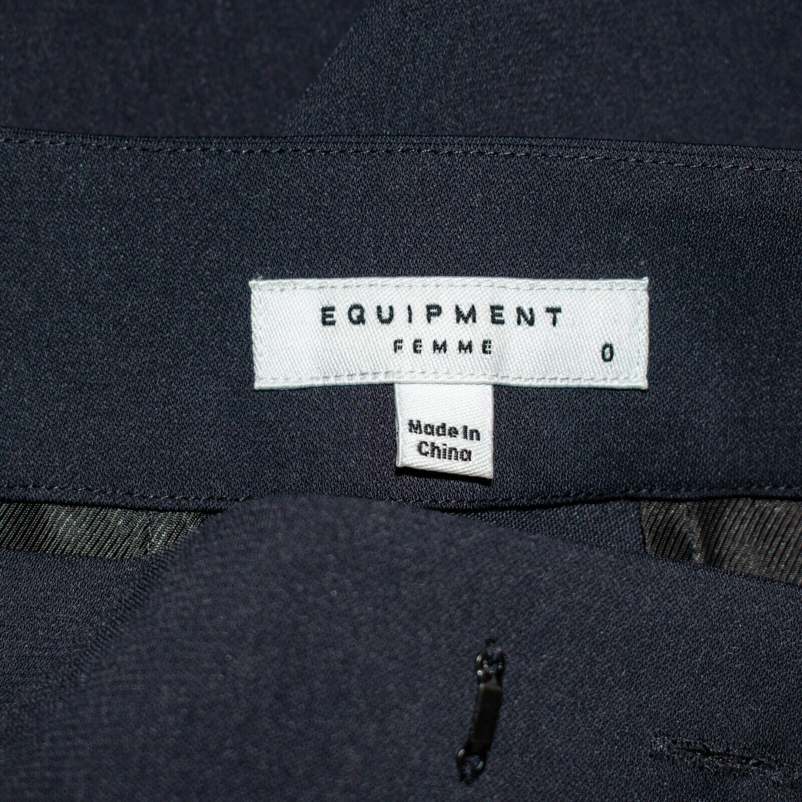 Equipment EQUIPMENT Femme Charlyne Trouser Pants Eclipse Navy Size 25" / US 0 / IT 36 - 6 Thumbnail