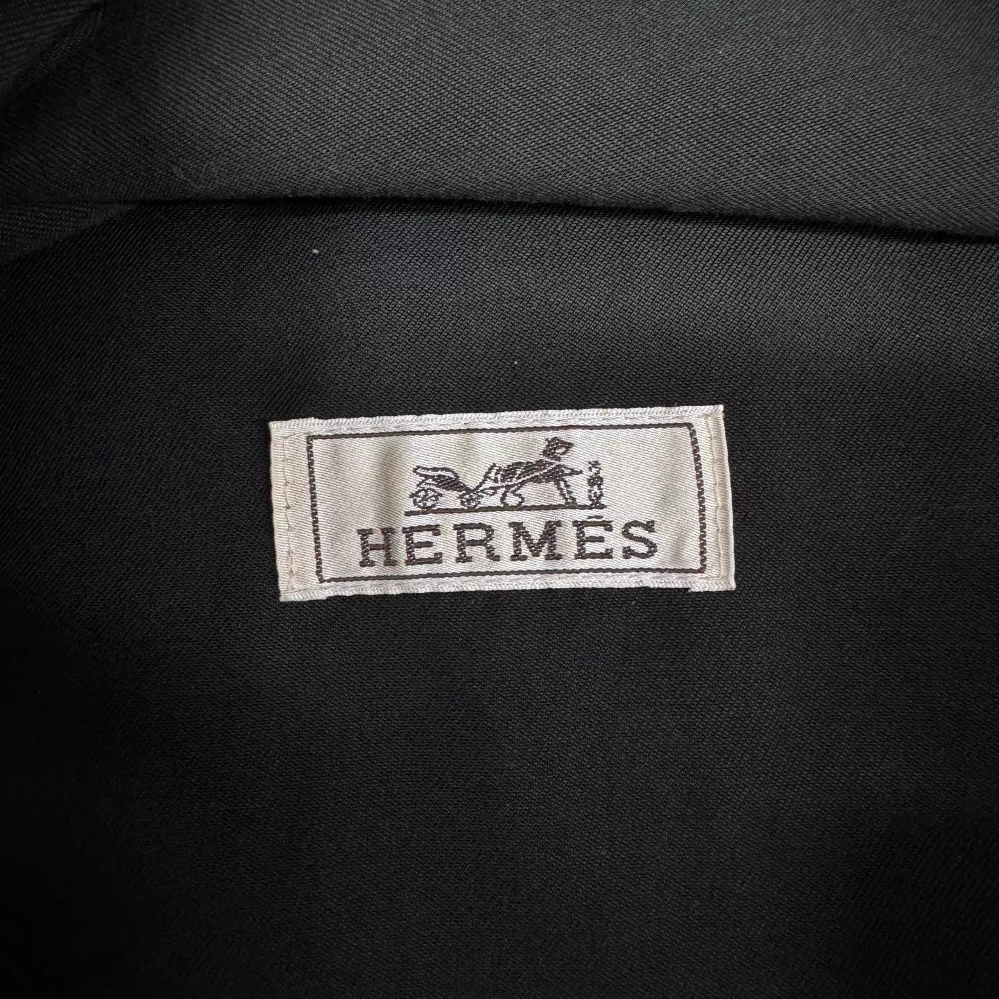 Hermes Hermes Black Embroidered Patch Pegasus Shirt Jacket Size US L / EU 52-54 / 3 - 5 Thumbnail