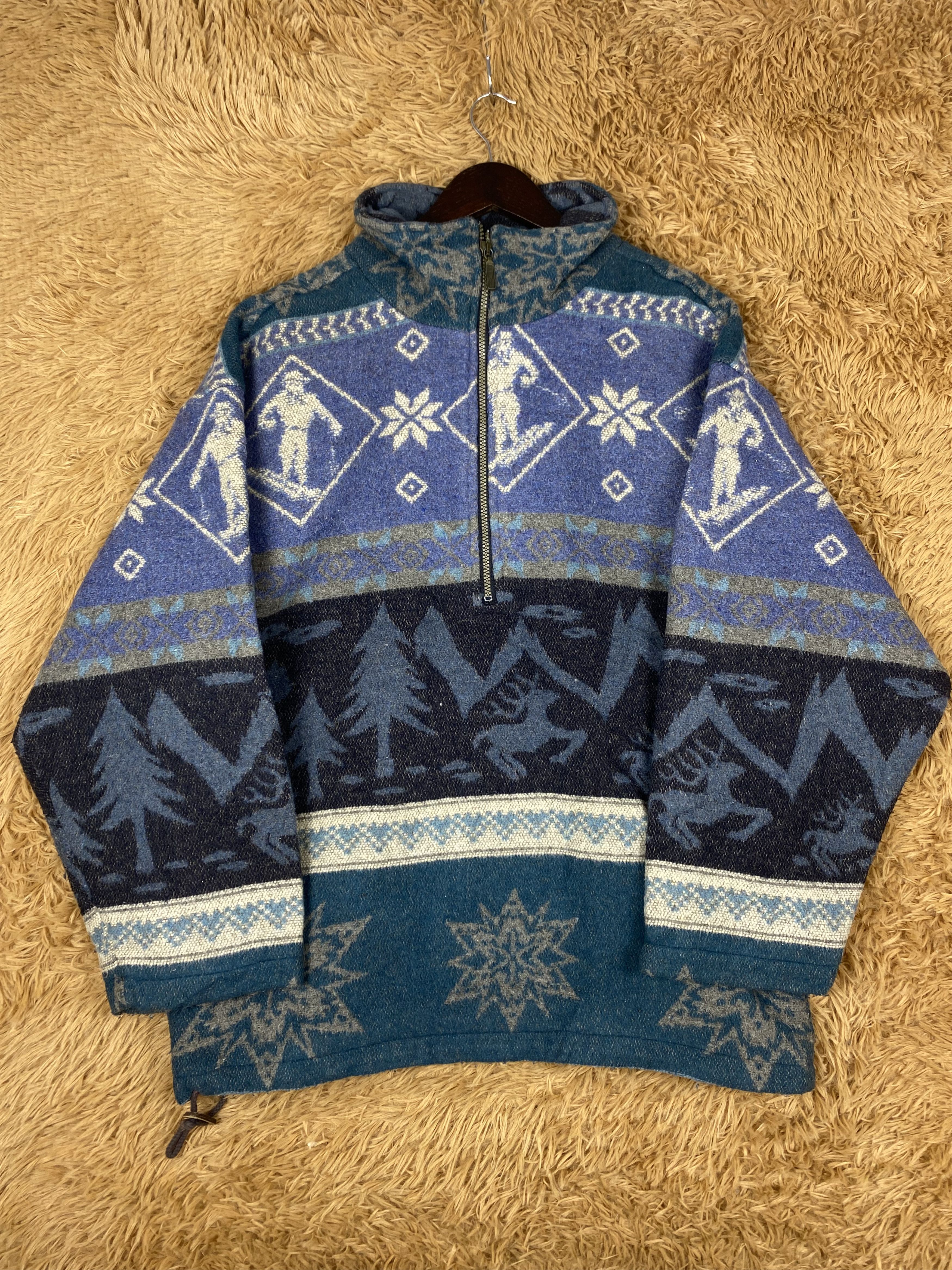 L.L. Bean Vintage L.L. Bean Native Navajo Aztec Jacket DJ1046 Size US M / EU 48-50 / 2 - 4 Thumbnail