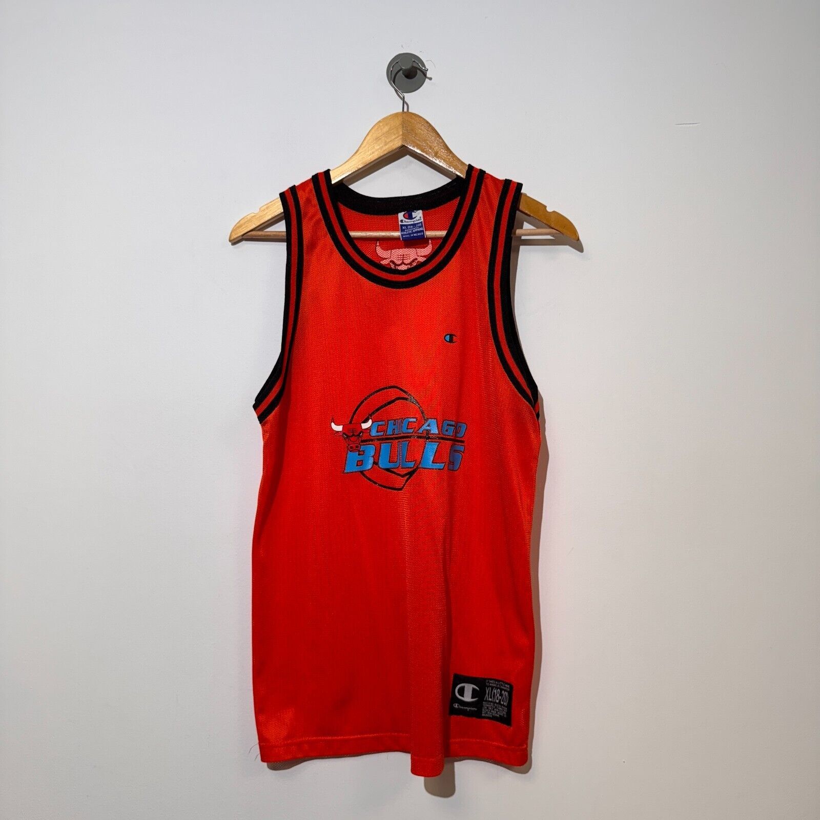 Champion × Vintage Vintage Champion Unisex Orange Polyester Tank Top Size M NBA Size US M / EU 48-50 / 2 - 1 Thumbnail