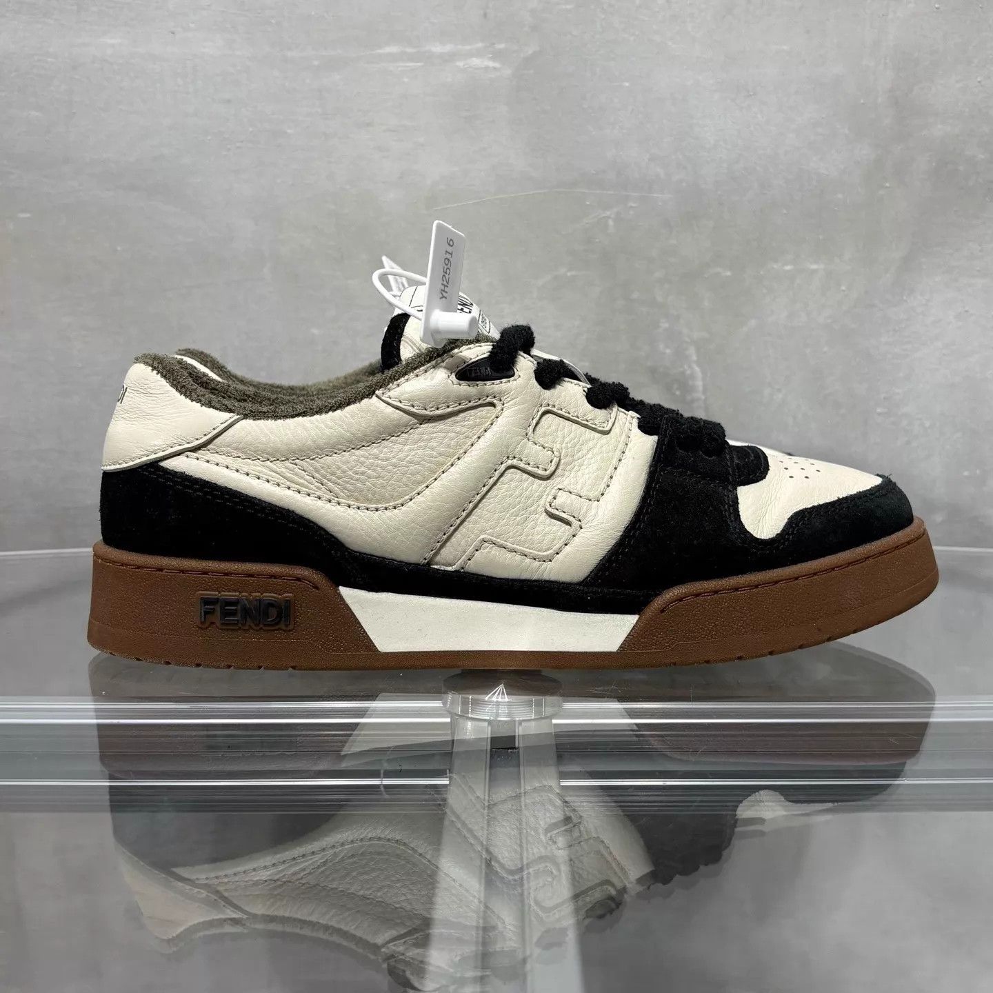 Fendi Fendi Match Black/White/Brown Sneakers UK8 42 Size US 9 / EU 42 - 4 Thumbnail