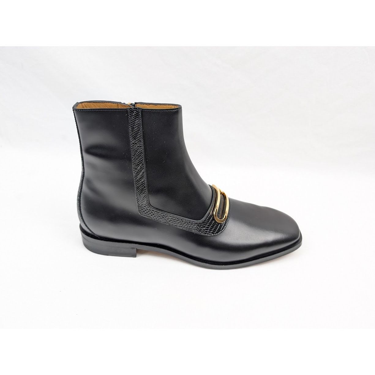 Gucci o1rshd1 Horse Calf Boots in Black Size US 10 / EU 43 - 1 Thumbnail