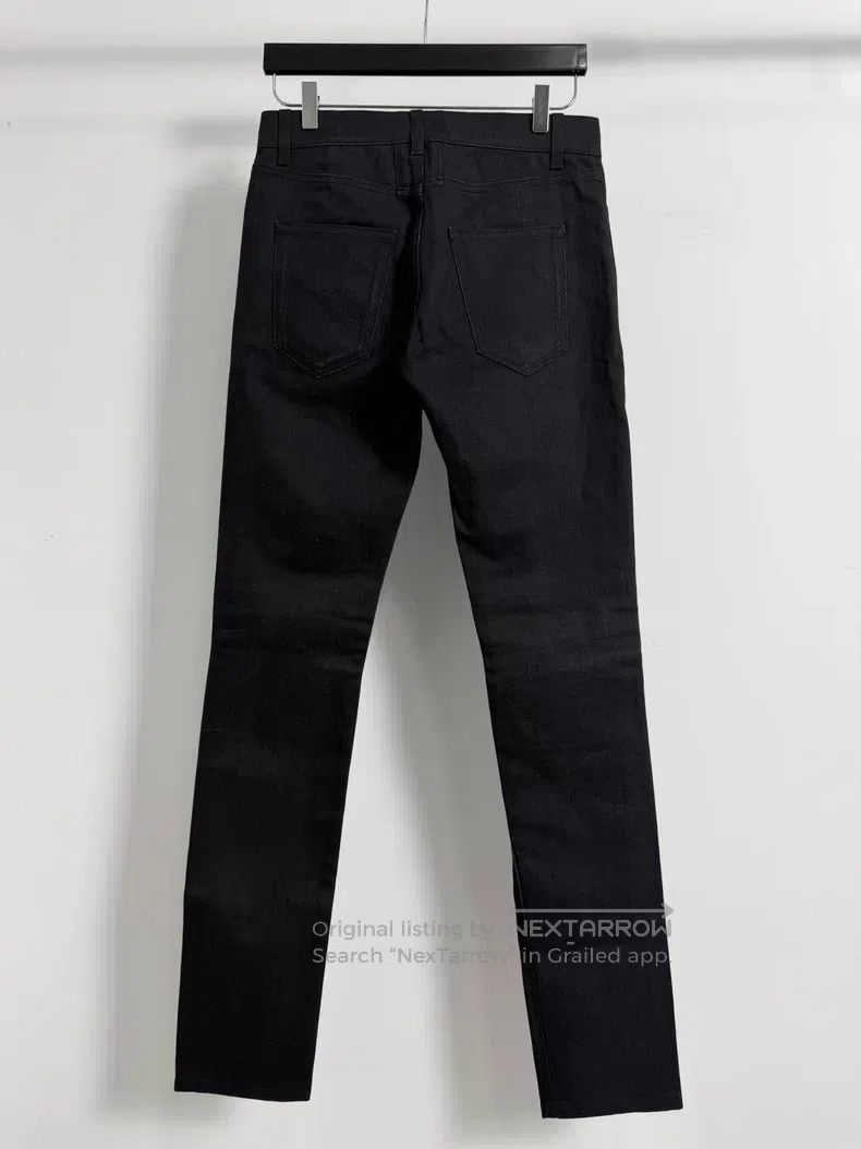 Saint Laurent Paris Saint Laurent Paris Riveted leather double knee hole black Size US 28 / EU 44 - 2 Thumbnail
