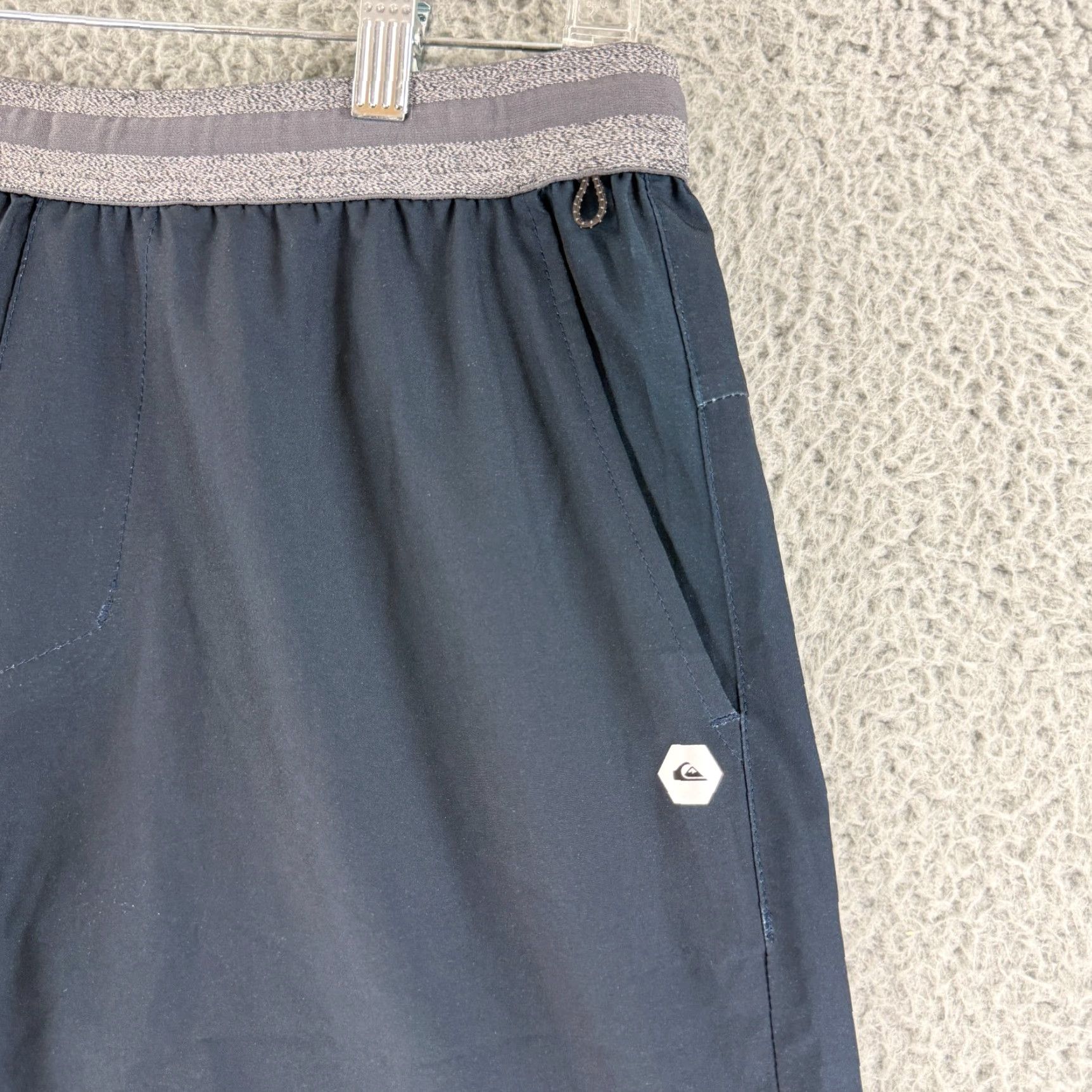 Quiksilver Quiksilver Adapt Amphibian Short Mens Medium Blue Pull On Dry Flight Water Repel Casual Beach Sports Athletic with Pockets Size US 31 - 2 Thumbnail