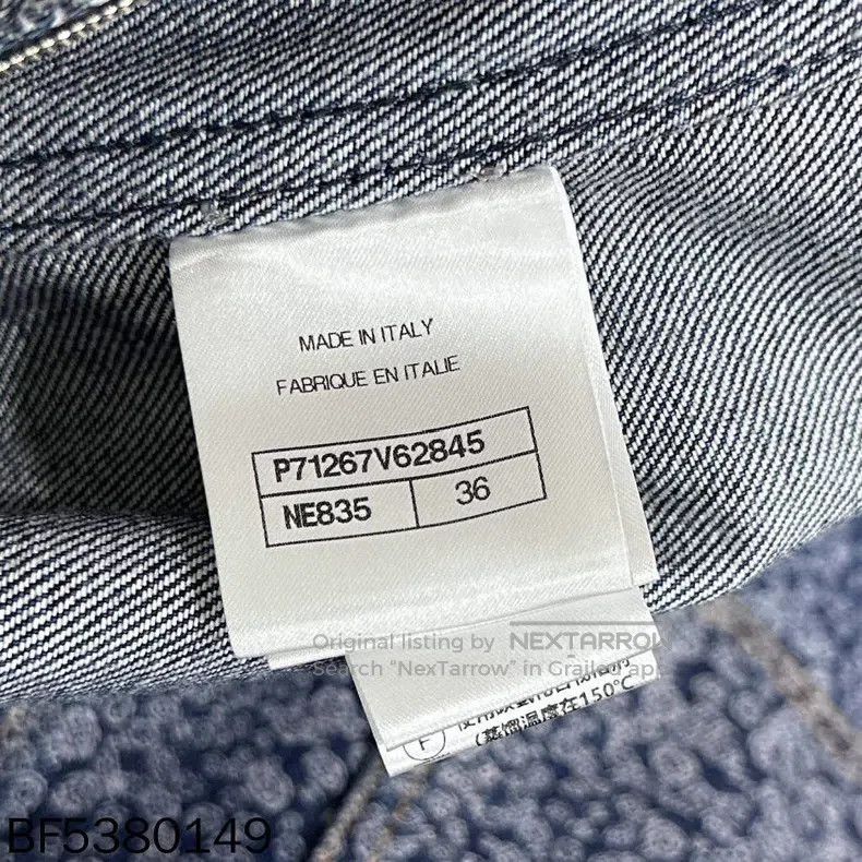 Chanel Chanel Three camelia full-print denim jacket Size XS / US 0-2 / IT 36-38 - 7 Thumbnail