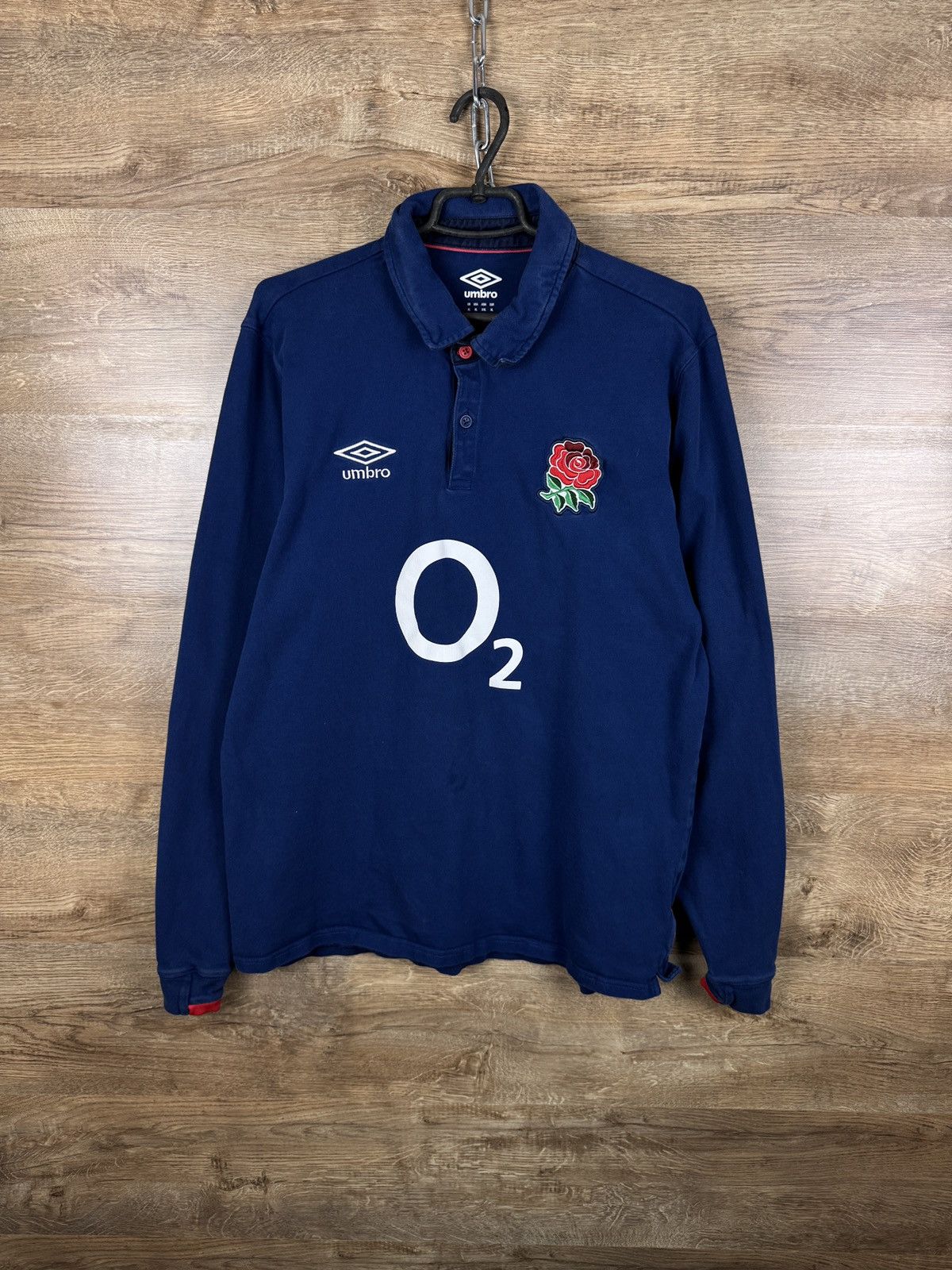 Umbro × Vintage Mens Vintage Umbro England Rugby league sweatshirt T-shirt Size US XL / EU 56 / 4 - 1 Thumbnail