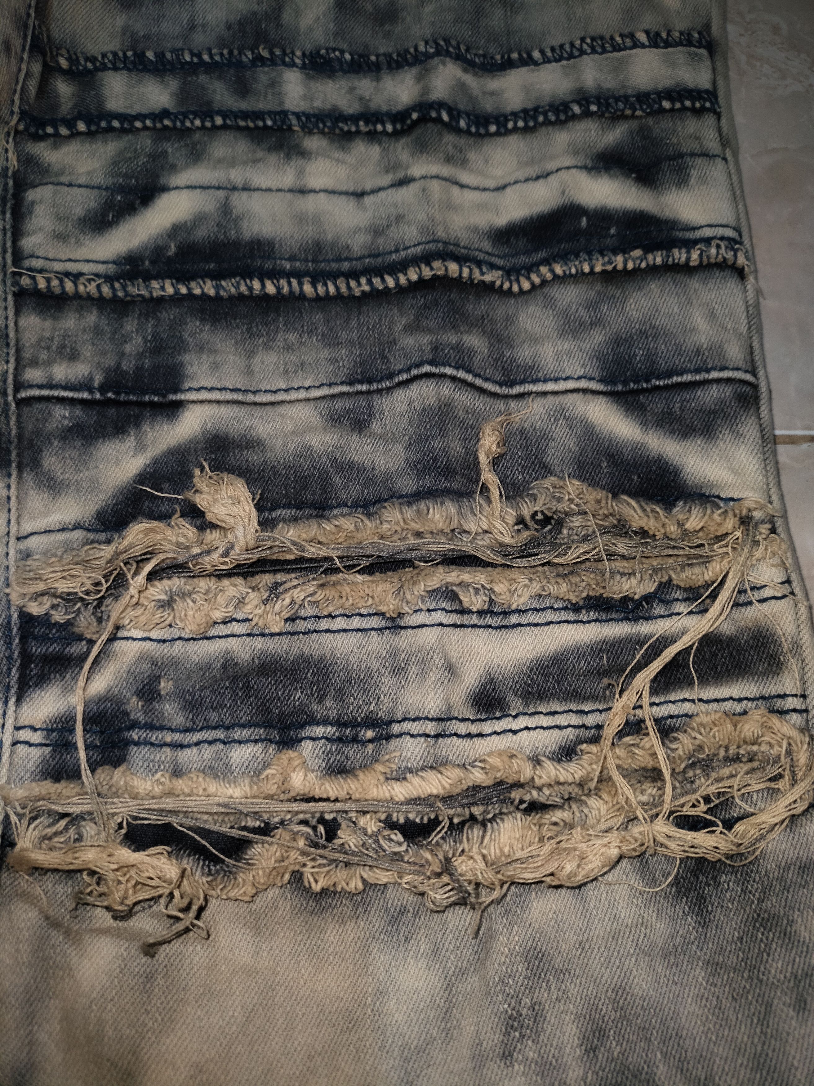 Beauty Beast × If Six Was Nine × Le Grande Bleu (L.G.B.) ILDF Washed ripped Punks Pants Size US 31 - 5 Thumbnail