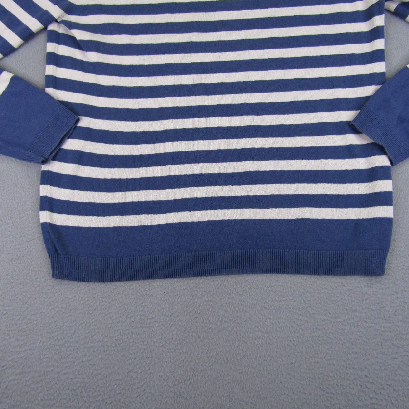 Farah VINTAGE Farah Sweater Womens M Blue White Stripes Pullover Crewneck Knit Size M / US 6-8 / IT 42-44 - 4 Thumbnail