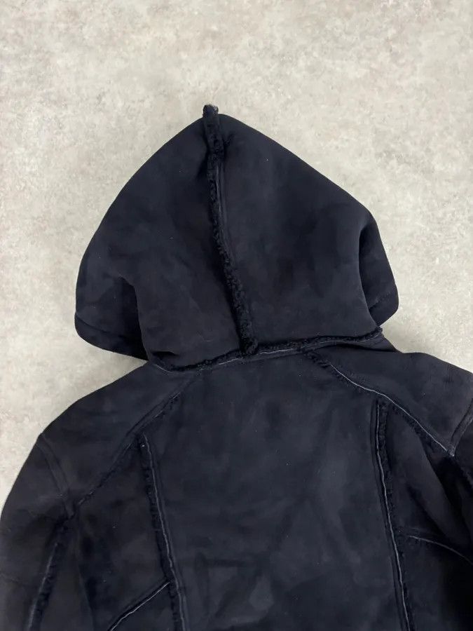 Balmain AW2017 Balmain Black Lamb Leather Hooded Jacket Size US M / EU 48-50 / 2 - 6 Thumbnail