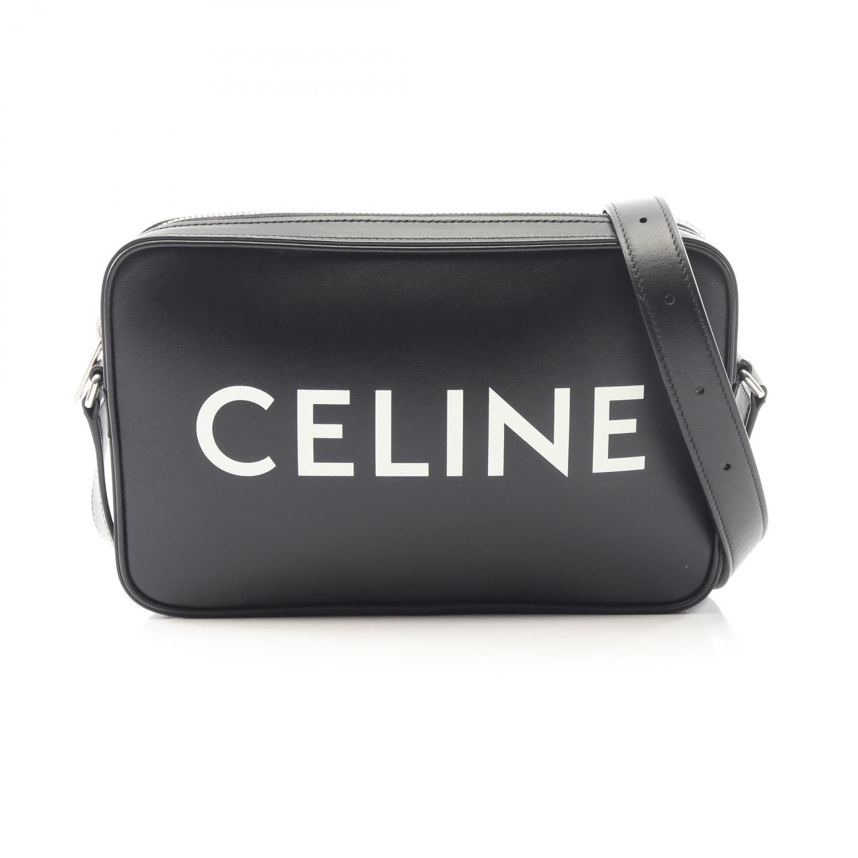 Celine Celine CELINE Medium Messenger Bag Leather Shoulder Bag Leather Shoulder Bag 194502CIM DUTY FREE for USA Size ONE SIZE - 1 Thumbnail