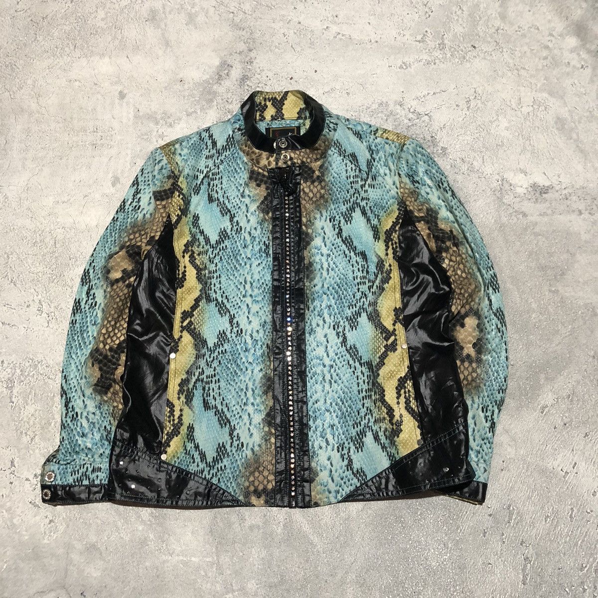 Japanese Brand Snake Print Jacket By Target LGB Style Size US S / EU 44-46 / 1 - 1 Thumbnail
