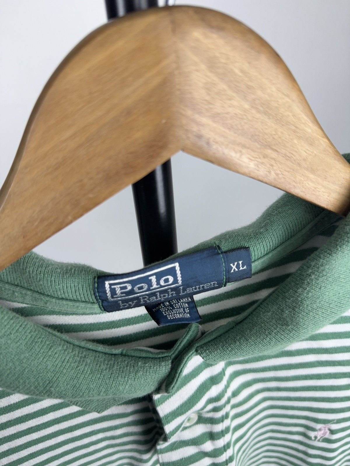 Polo Ralph Lauren Vintage 90s Retro Polo Ralph Lauren Striped Pony Polo Shirt Size US XL / EU 56 / 4 - 6 Thumbnail