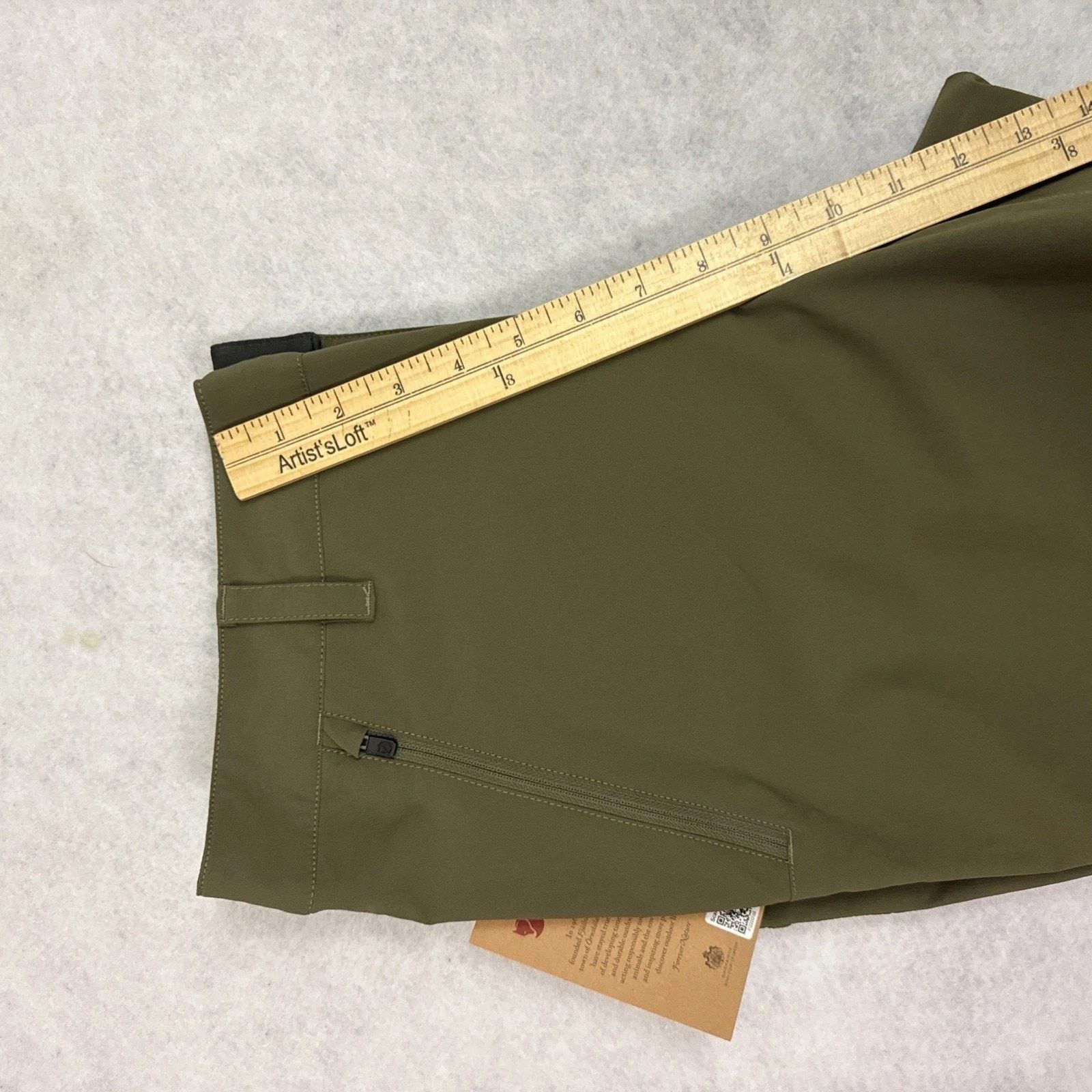 Fjallraven Fjallraven Mens 29 Abisko Trail Stretch Shorts Laurel Green Size US 29 - 6 Thumbnail