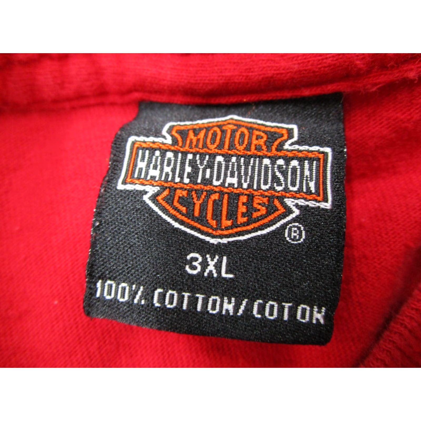 Harley Davidson VINTAGE Harley-Davidson Men's T-Shirt 3XL XXXL Cotton Red Short Sleeve California Motorcycle Logo Size US XXL / EU 58 / 5 - 3 Thumbnail