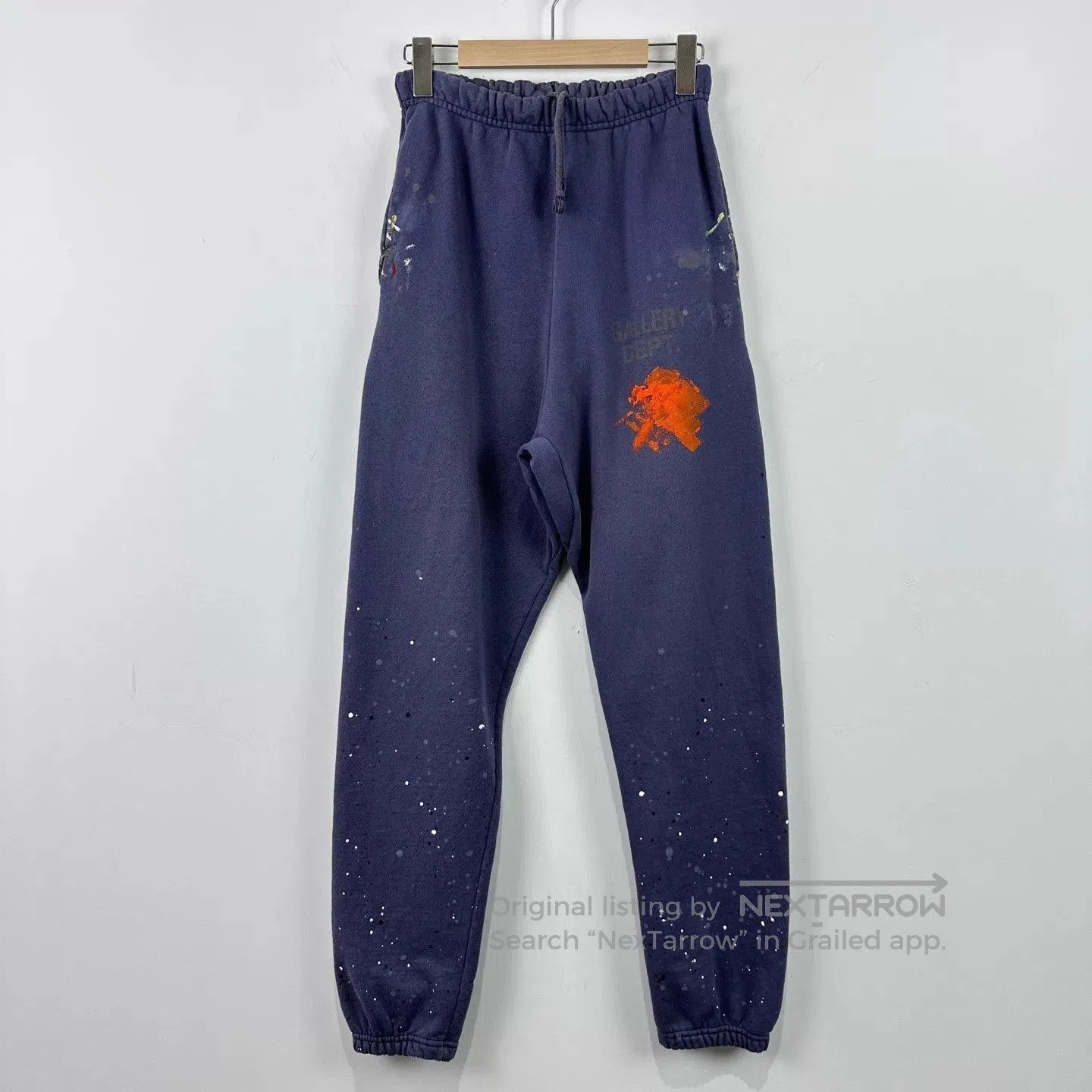 Gallery Dept. Blue Paint Splatter Sweatpants. Size US 32 / EU 48 - 1 Thumbnail