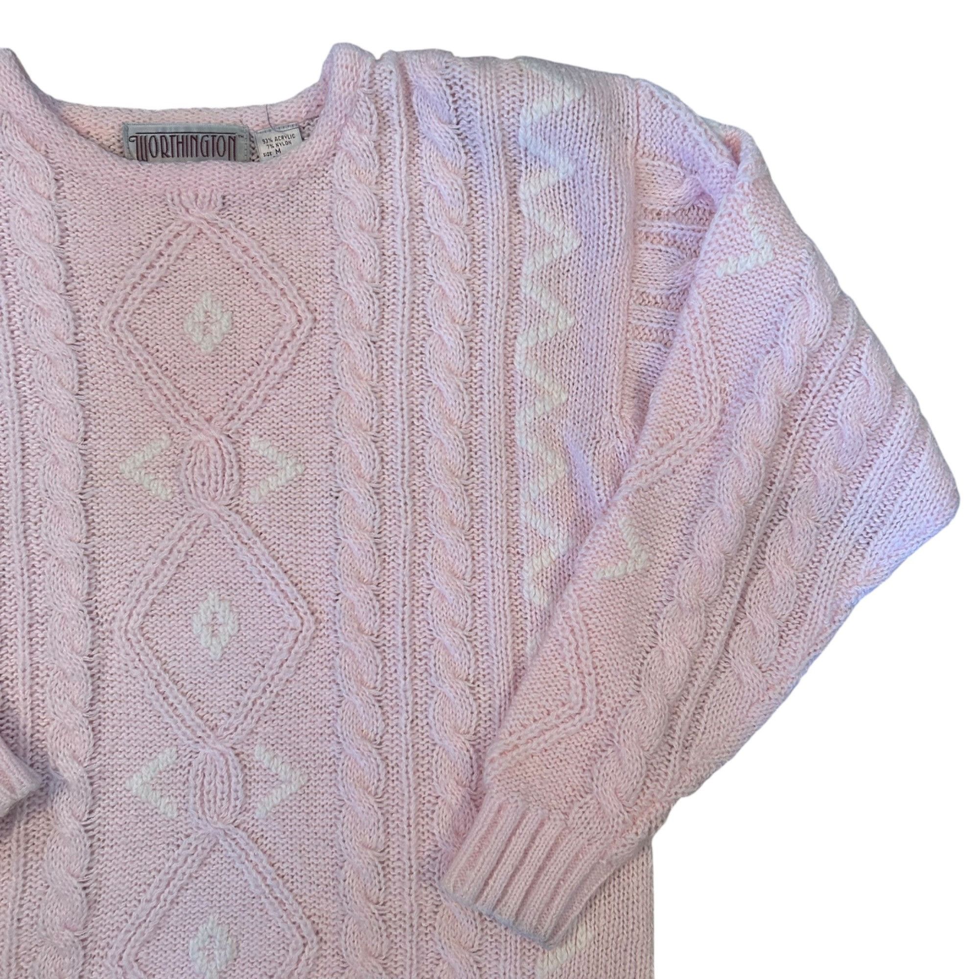 Vintage Vintage Worthington Chunky Grandmacore Pastel Goth Sweater M Size L / US 10 / IT 46 - 2 Thumbnail