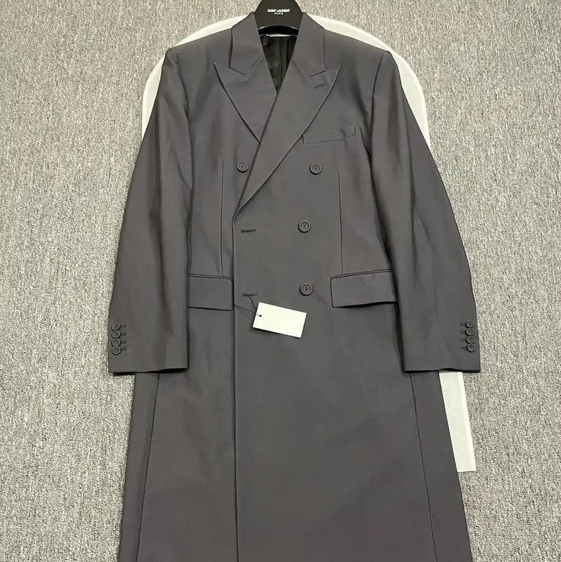 Dior Dior Gray Cotton Overcoat for Men 0089 Size US XL / EU 56 / 4 - 1 Thumbnail