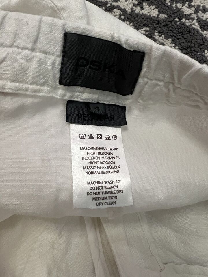 OSKA Oska Pants Linen White Size 4 Size 32" / US 10 / IT 46 - 8 Thumbnail