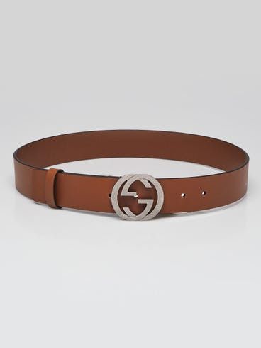 Gucci Gucci Interlocking G Leather Belt Size ONE SIZE - 1 Thumbnail