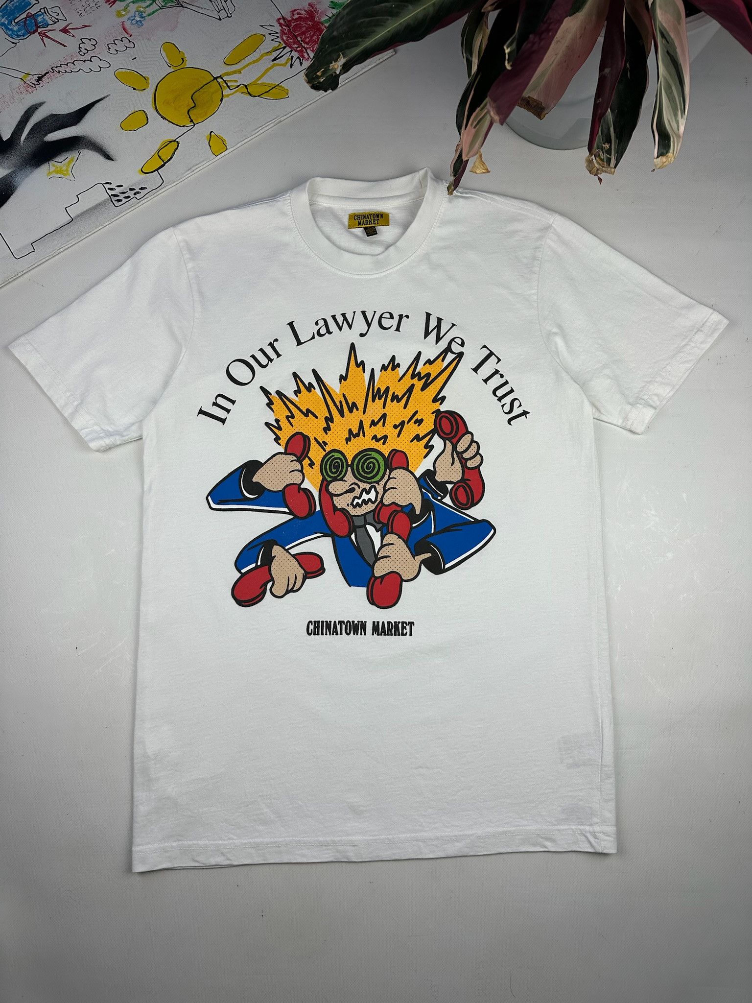 Market Chinatown Market T shirt acid lawyer print Size US M / EU 48-50 / 2 - 1 Thumbnail