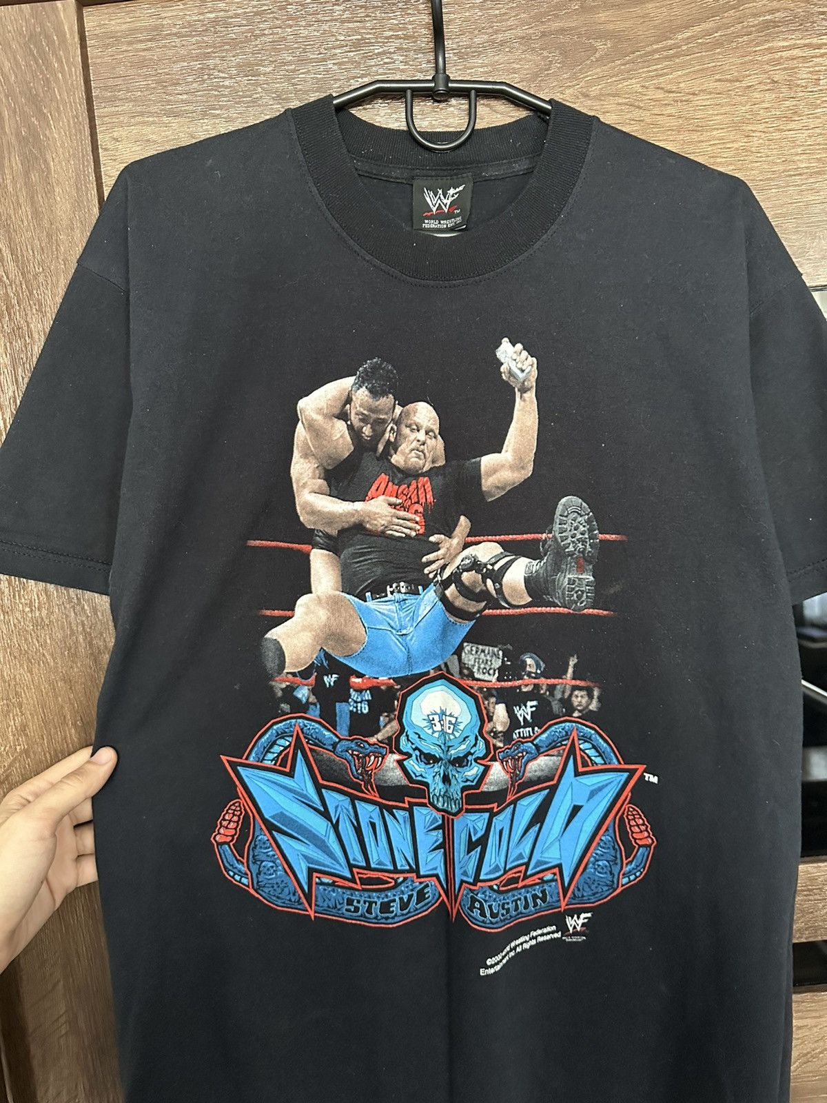 WWF 2000 Steve Austin Stone Cold WWF Vintage T-Shirt Tee Size US M / EU 48-50 / 2 - 6 Thumbnail