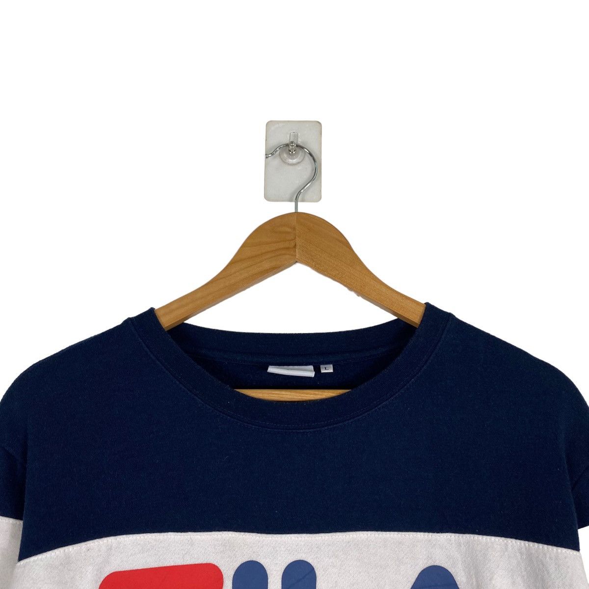 Fila × Japanese Brand Vintage Fila Colour Block Big Logo Crewneck Sweatshirt Size US M / EU 48-50 / 2 - 4 Thumbnail