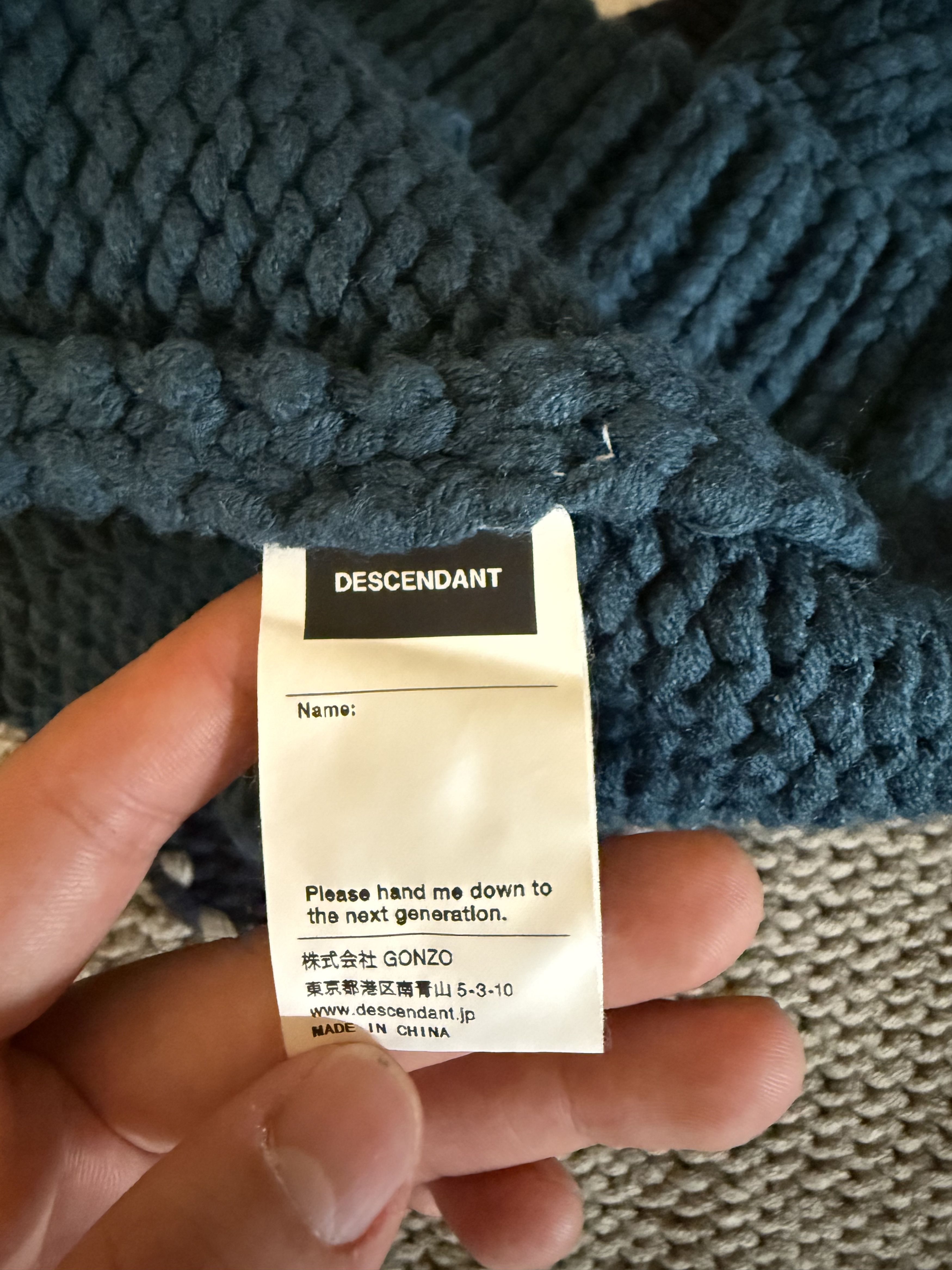 Descendant Descendant SPYHOP COWICHAN SWEATER 22aw | Grailed