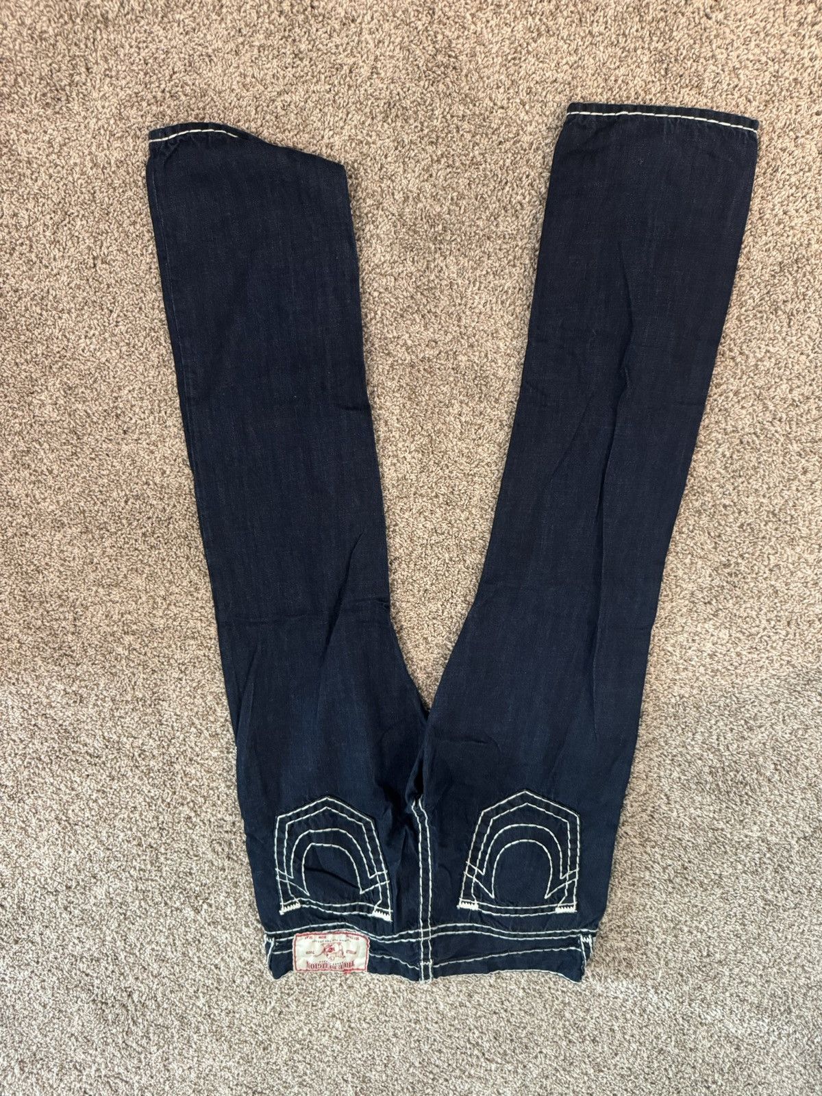 True Religion True Religion Ricky Relaxed Straight Jeans Size US 33 - 2 Thumbnail