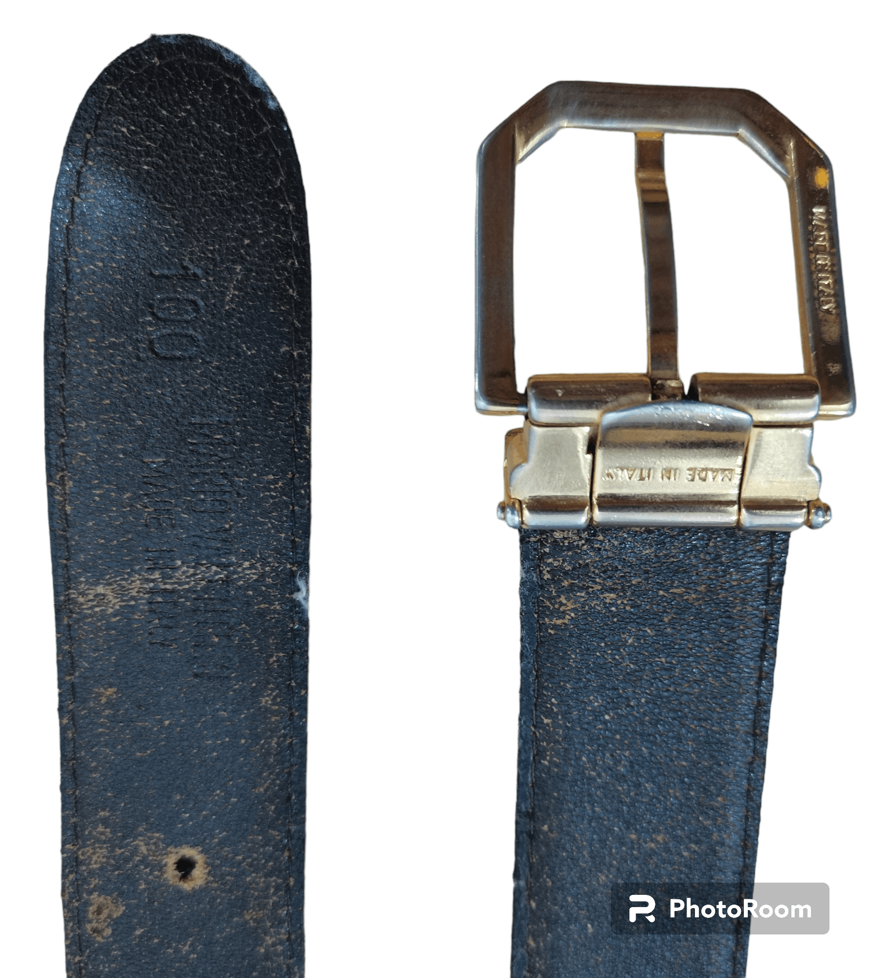 Mario Valentino VINTAGE MARIO VALENTINO LEATHER BELT Size 36 - 3 Thumbnail