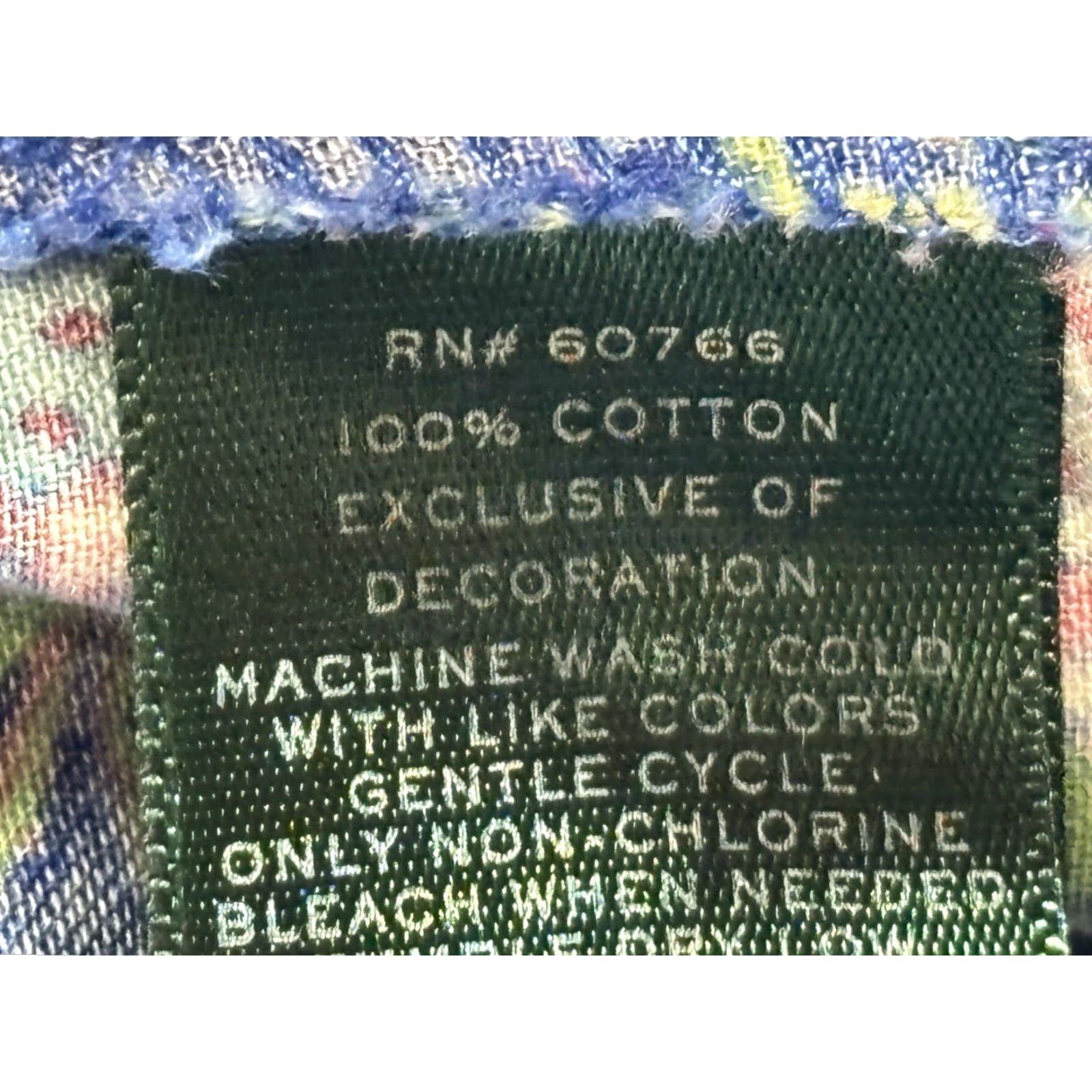 Ralph Lauren VINTAGE Lauren Ralph Lauren Sleep Shirt Nightgown Women’s Medium Blue Floral Monogram Size M / US 6-8 / IT 42-44 - 8 Thumbnail